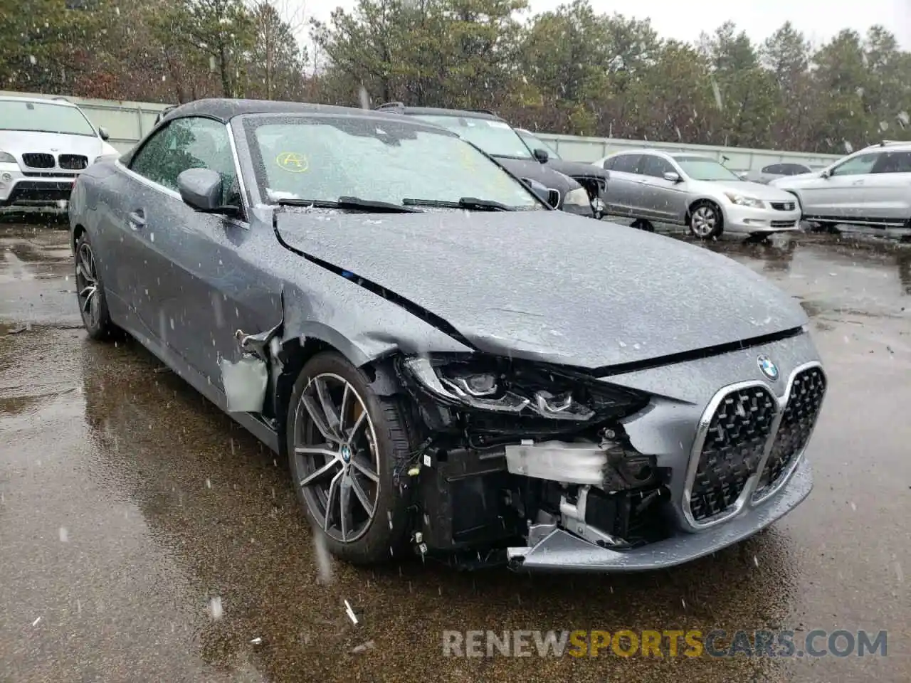 1 Photograph of a damaged car WBA23AT03MCG98528 BMW 4 SERIES 2021