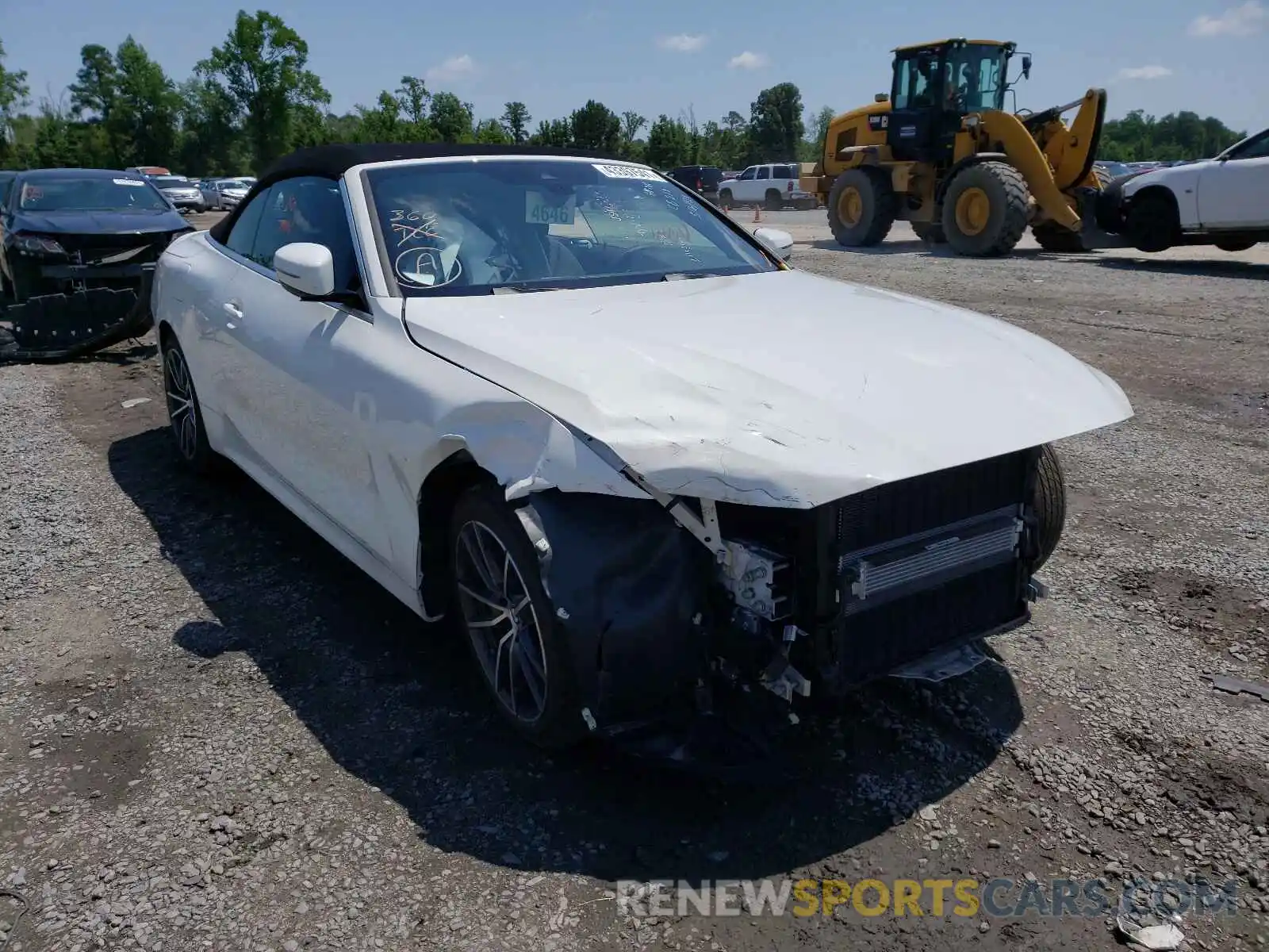 1 Photograph of a damaged car WBA23AT04MCG36975 BMW 4 SERIES 2021