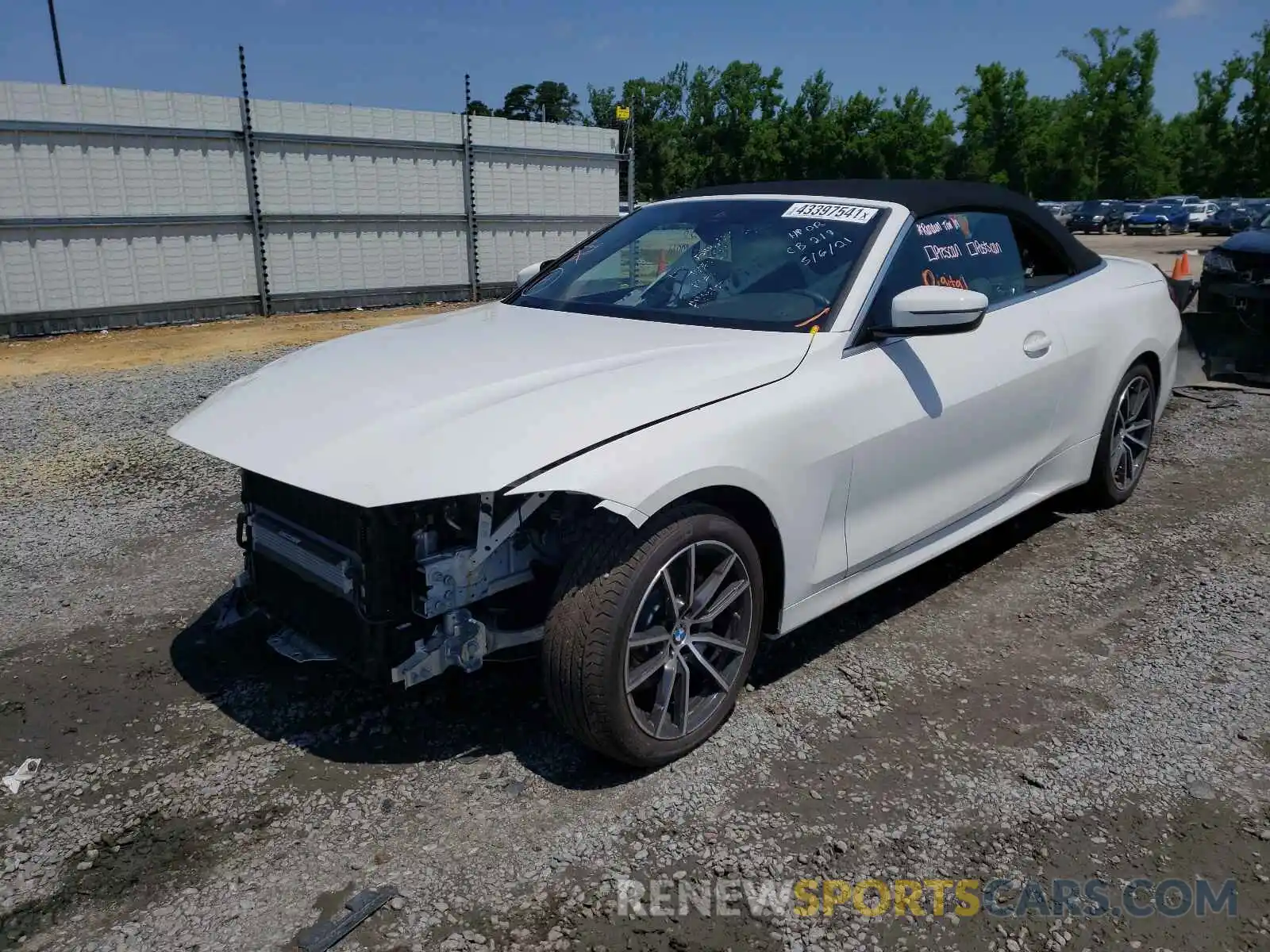 2 Photograph of a damaged car WBA23AT04MCG36975 BMW 4 SERIES 2021