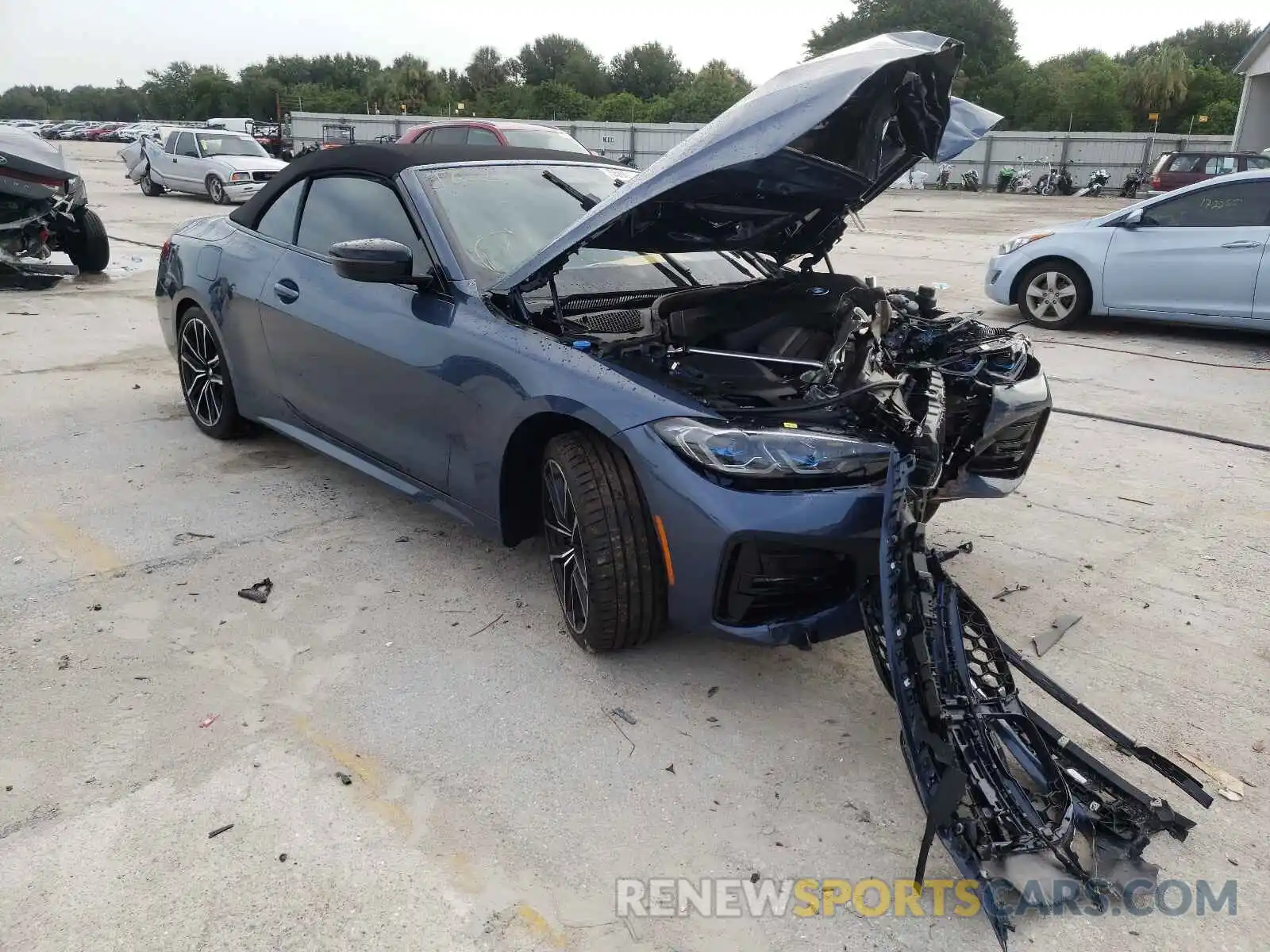 1 Photograph of a damaged car WBA23AT07MCG01895 BMW 4 SERIES 2021