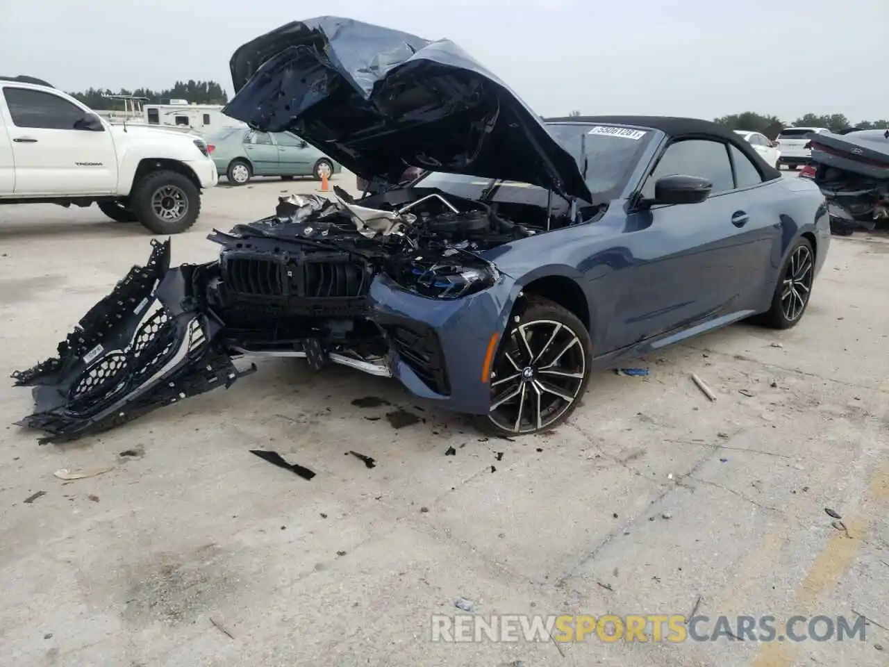 2 Photograph of a damaged car WBA23AT07MCG01895 BMW 4 SERIES 2021