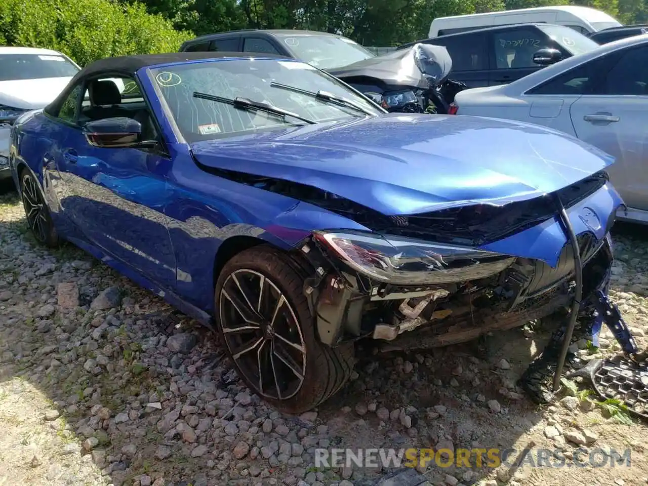 1 Photograph of a damaged car WBA23AT07MCH04962 BMW 4 SERIES 2021