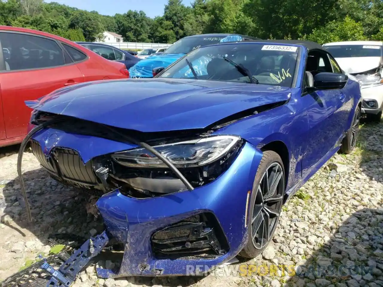 2 Photograph of a damaged car WBA23AT07MCH04962 BMW 4 SERIES 2021