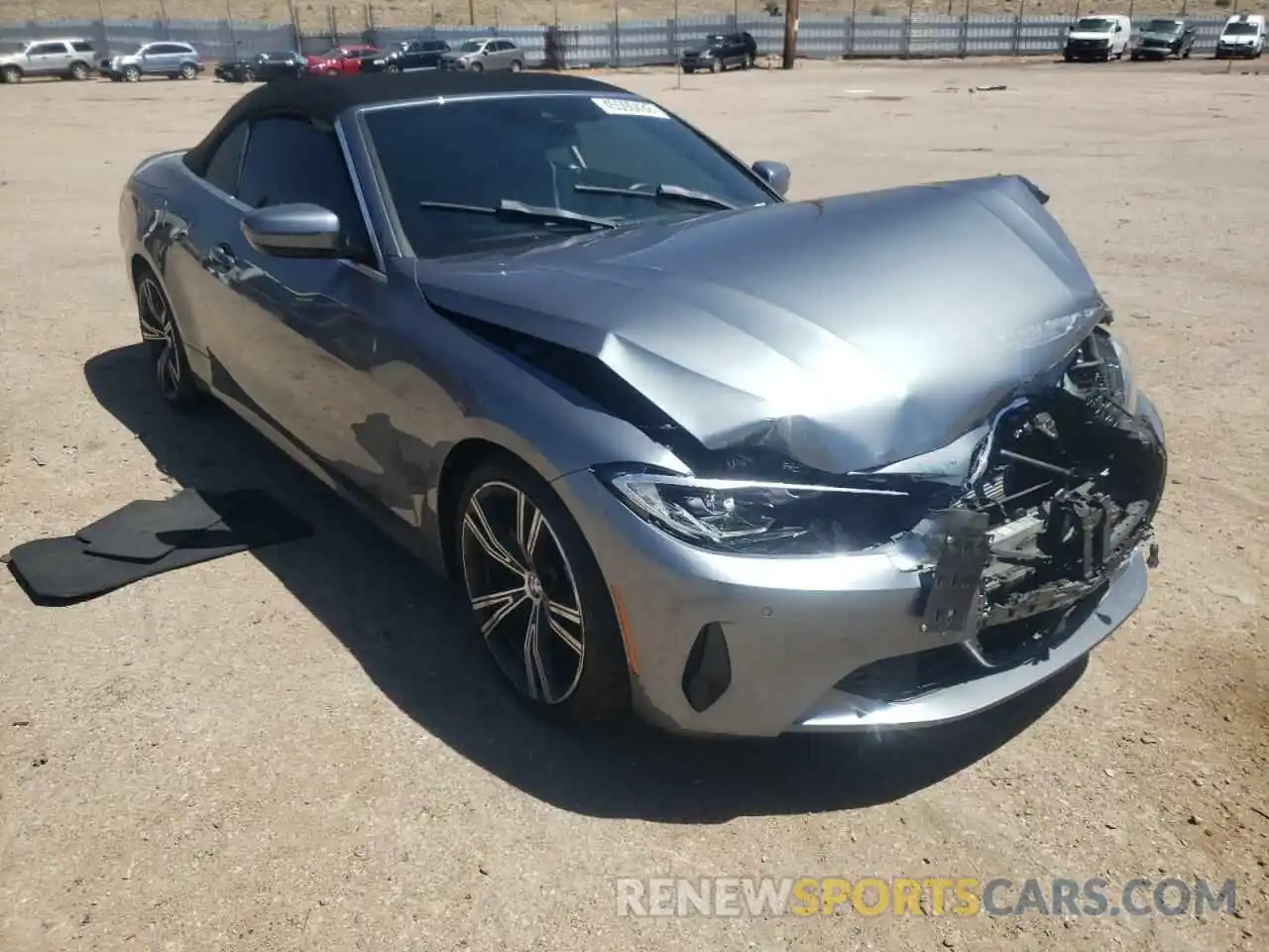 1 Photograph of a damaged car WBA23AT08MCG20942 BMW 4 SERIES 2021