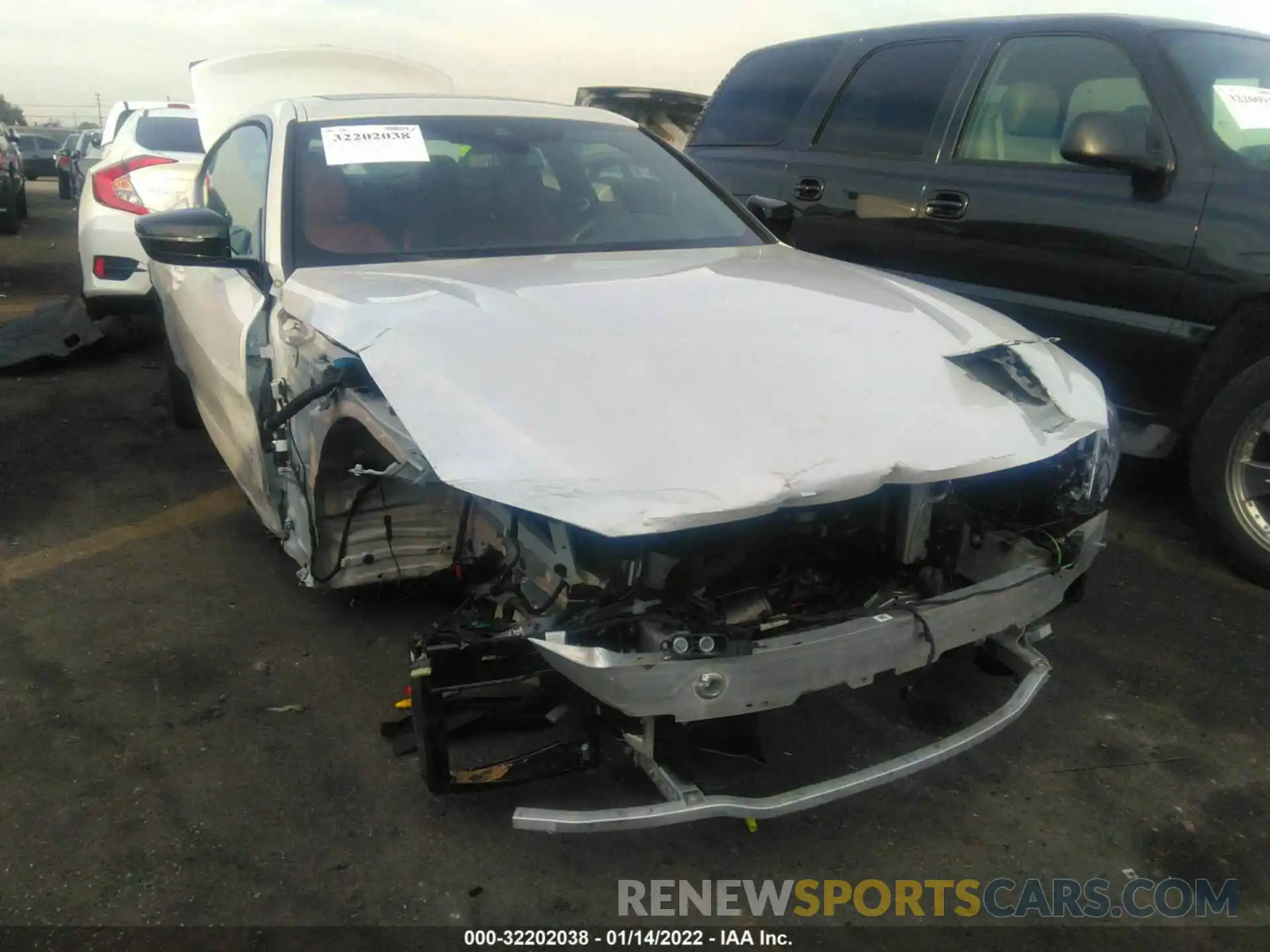 1 Photograph of a damaged car WBA53AP00MCG04208 BMW 4 SERIES 2021