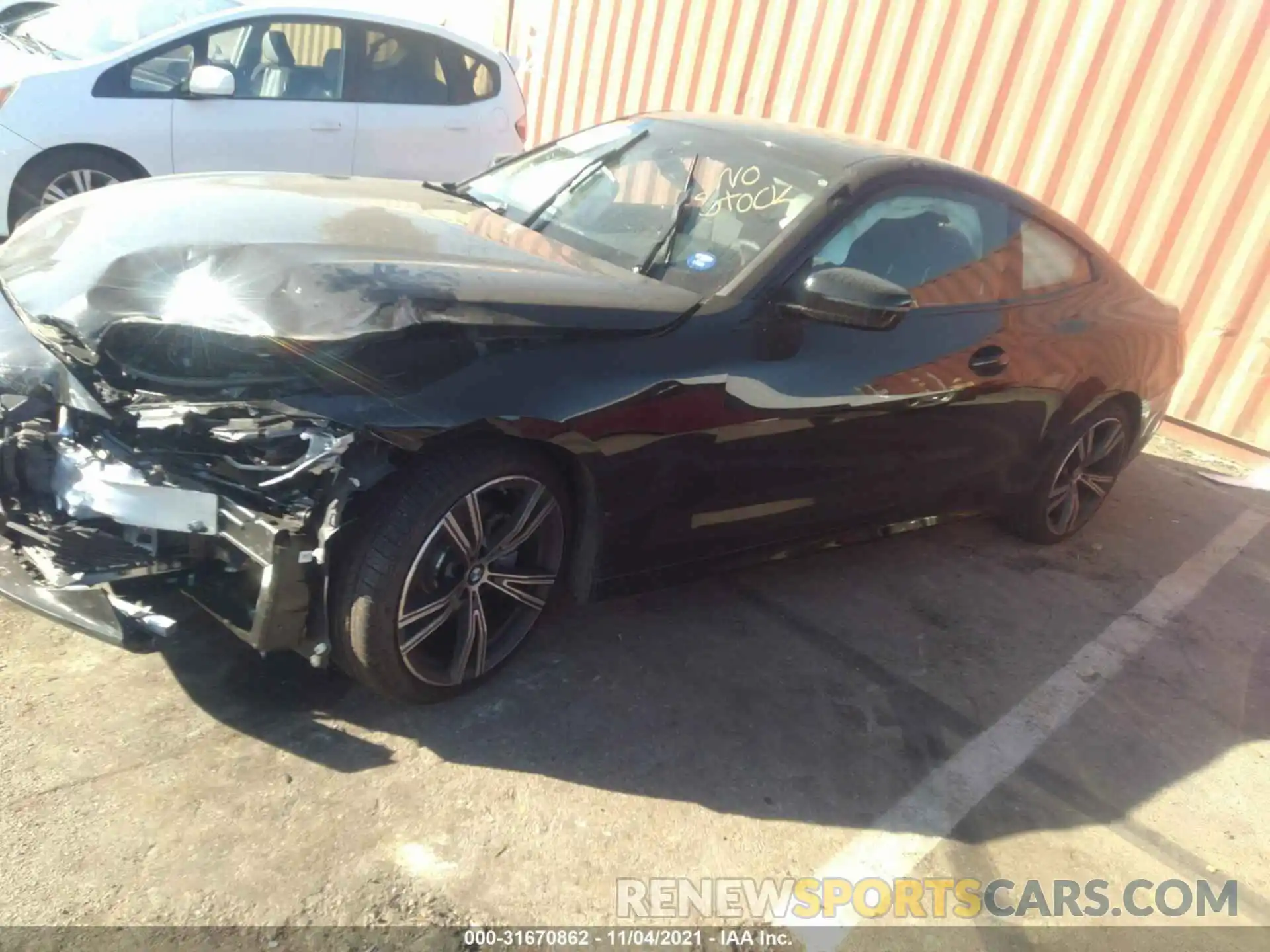 2 Photograph of a damaged car WBA53AP00MCG10672 BMW 4 SERIES 2021