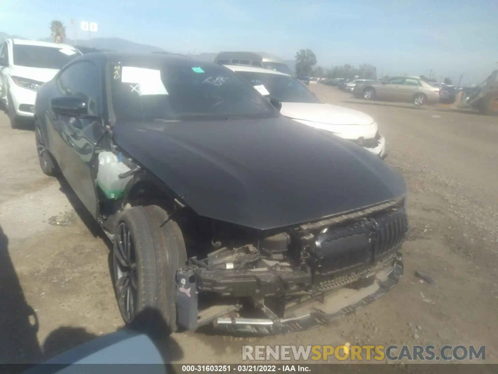 1 Photograph of a damaged car WBA53AP00MCG54767 BMW 4 SERIES 2021