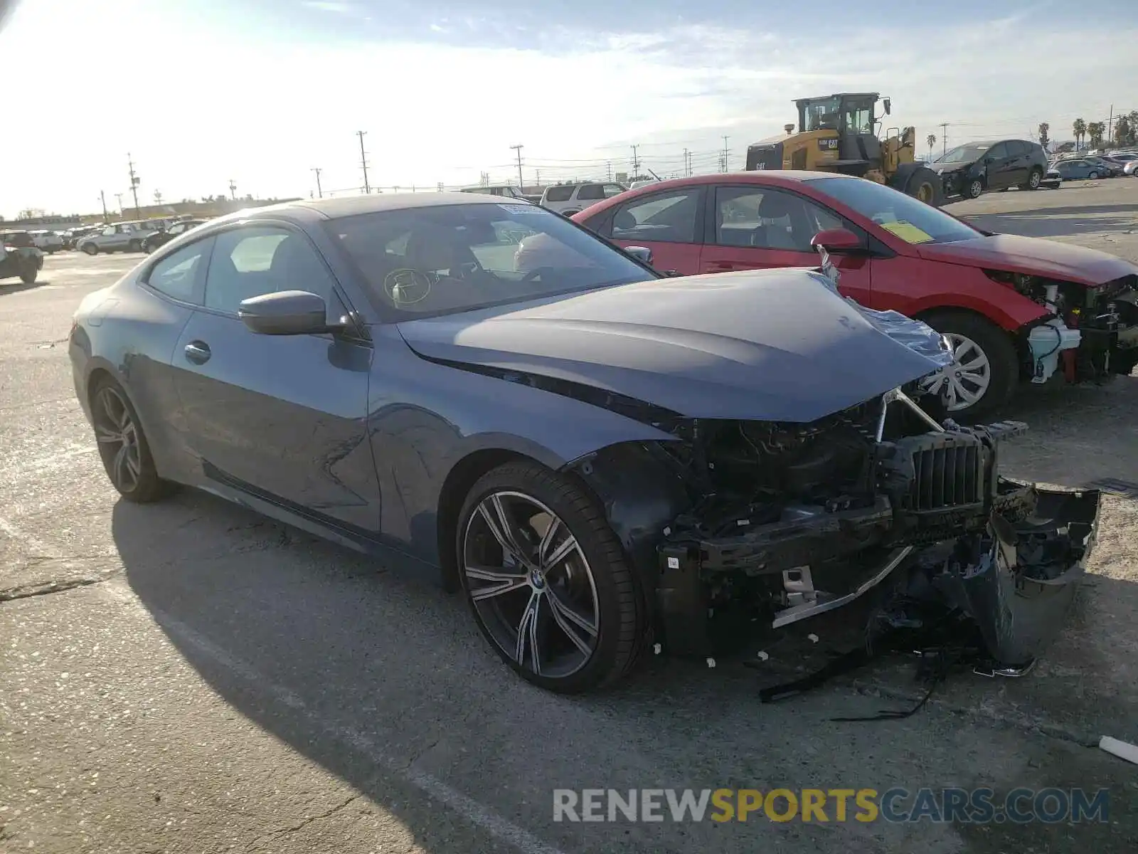 1 Photograph of a damaged car WBA53AP01MCF36646 BMW 4 SERIES 2021