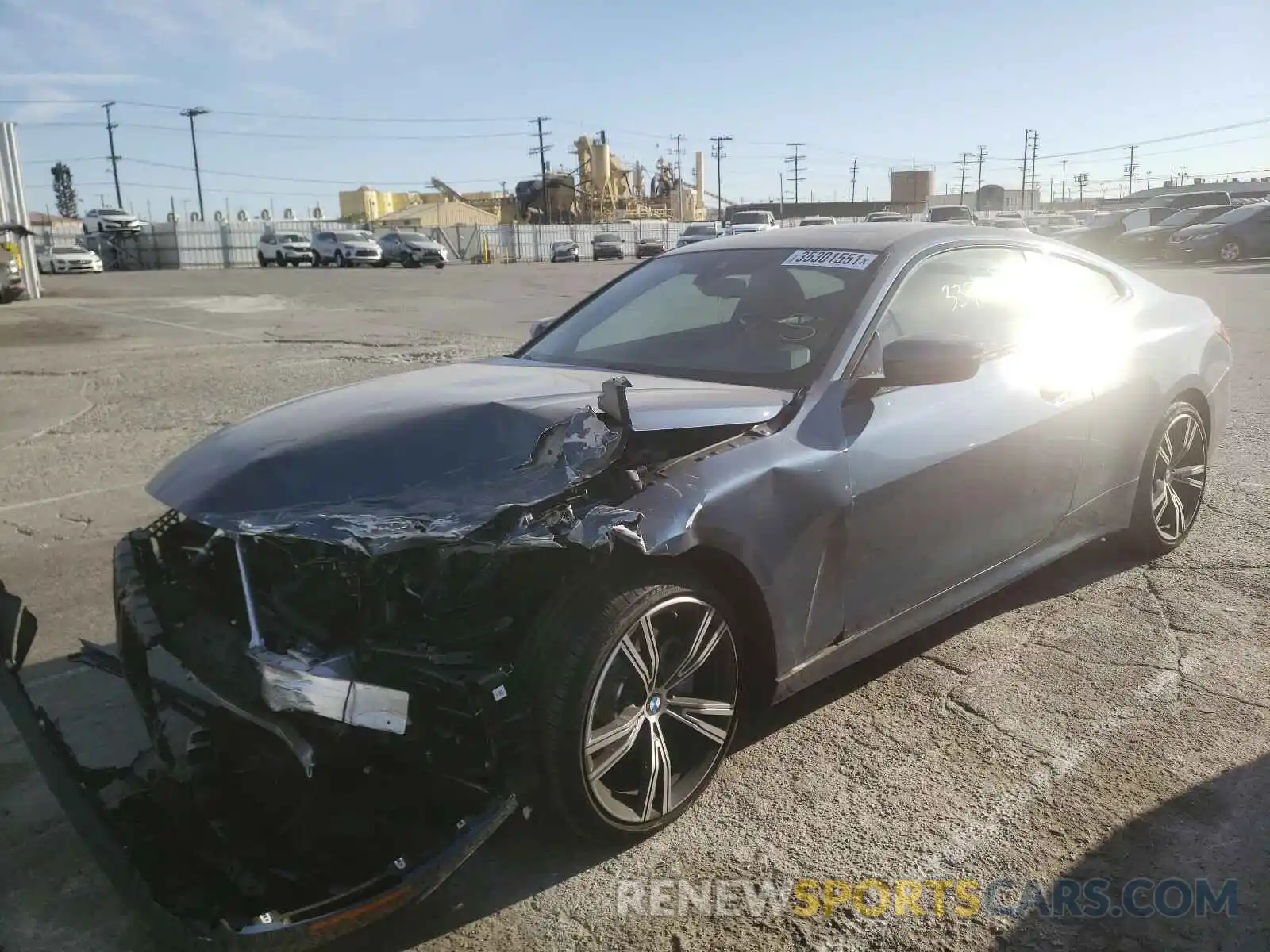 2 Photograph of a damaged car WBA53AP01MCF36646 BMW 4 SERIES 2021