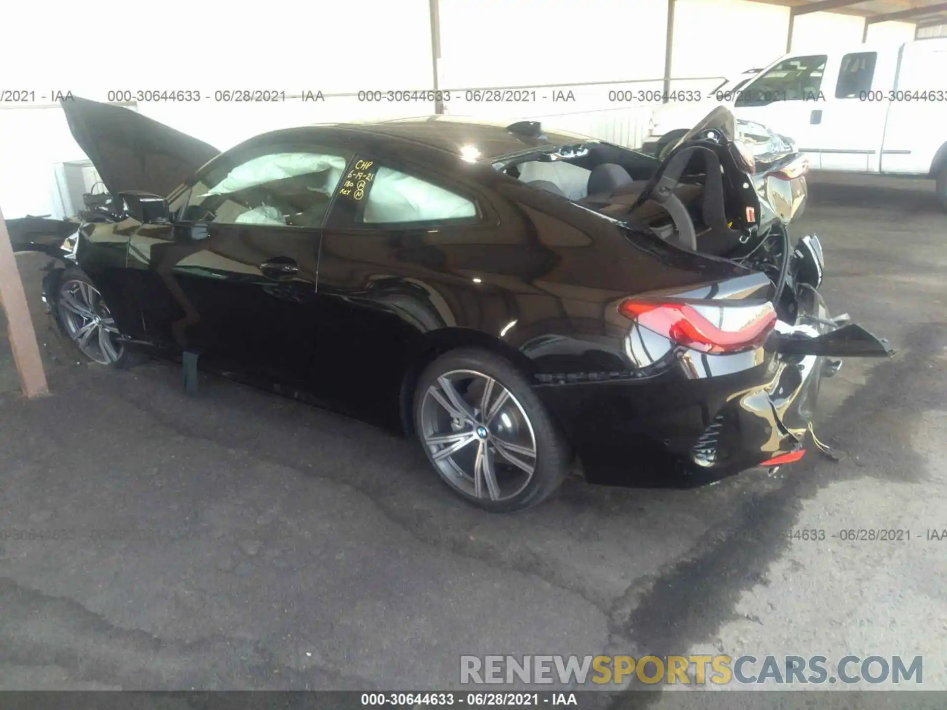 3 Photograph of a damaged car WBA53AP01MCF87502 BMW 4 SERIES 2021