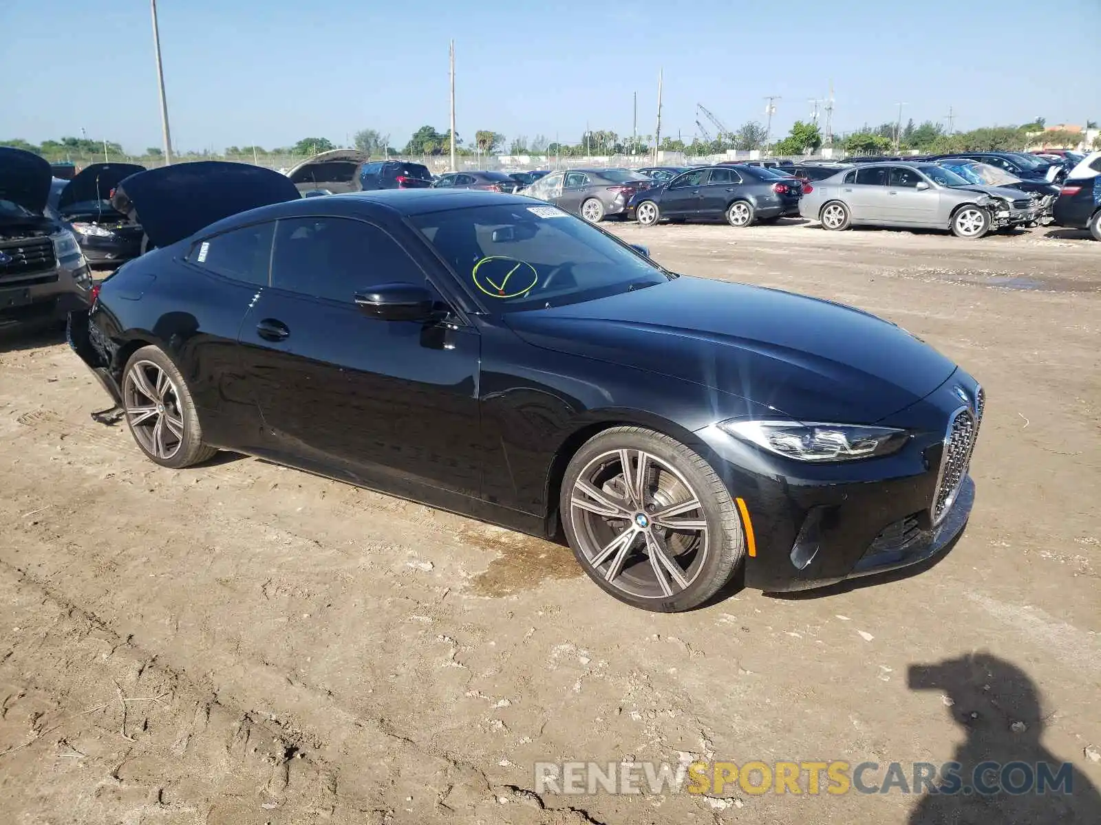 1 Photograph of a damaged car WBA53AP03MCF19170 BMW 4 SERIES 2021