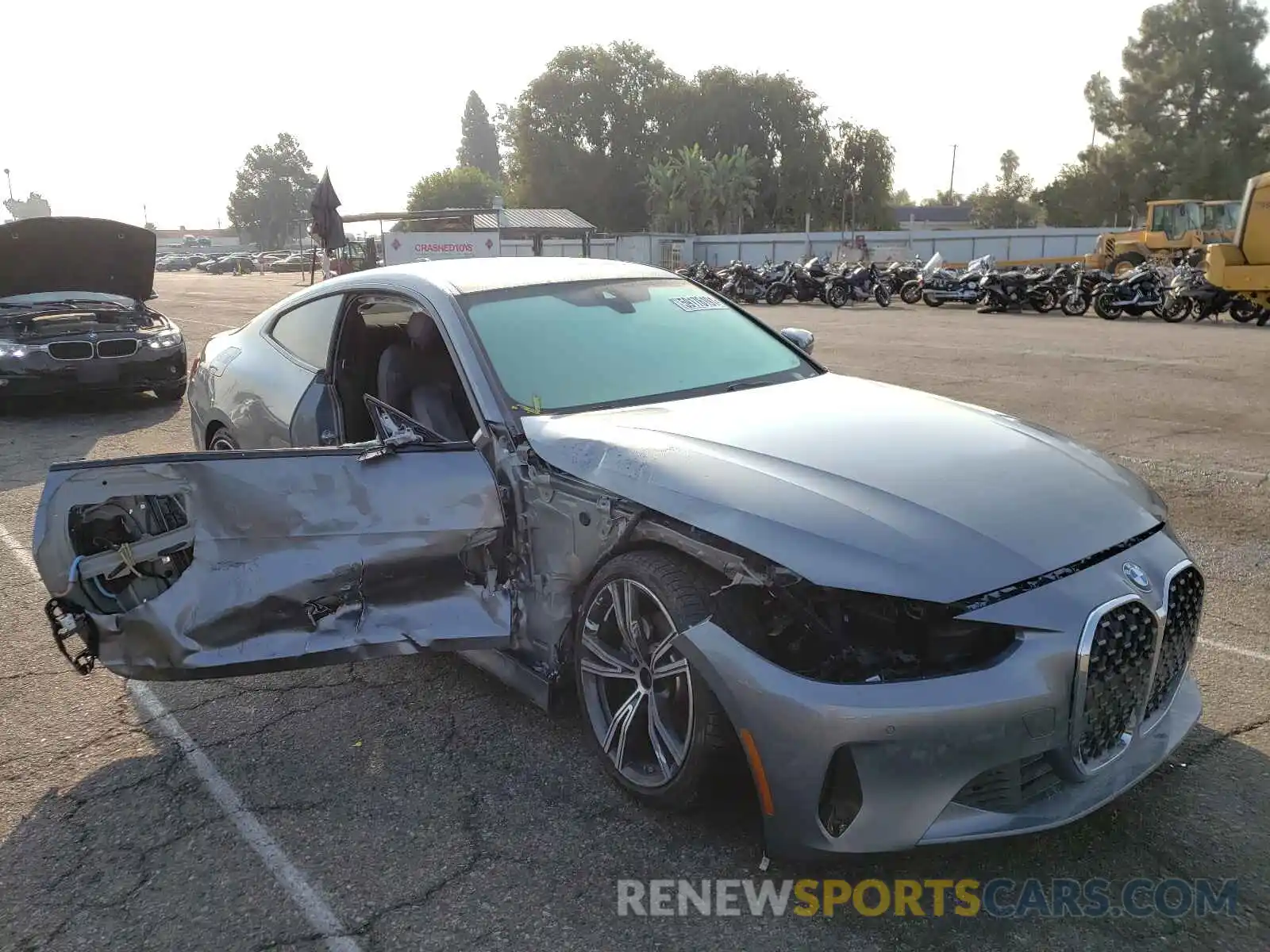 1 Photograph of a damaged car WBA53AP03MCG05482 BMW 4 SERIES 2021