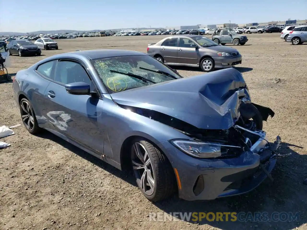 1 Photograph of a damaged car WBA53AP04MCF66787 BMW 4 SERIES 2021