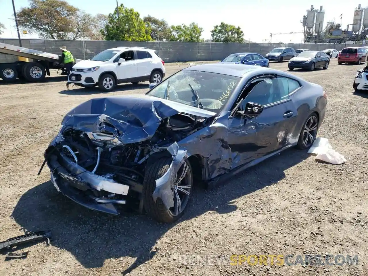 2 Photograph of a damaged car WBA53AP04MCF66787 BMW 4 SERIES 2021