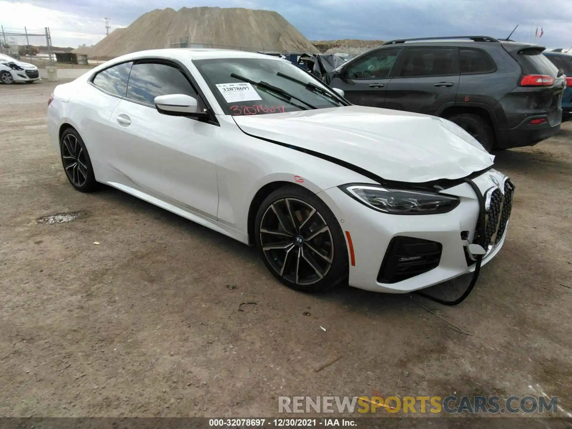 1 Photograph of a damaged car WBA53AP04MCG52200 BMW 4 SERIES 2021