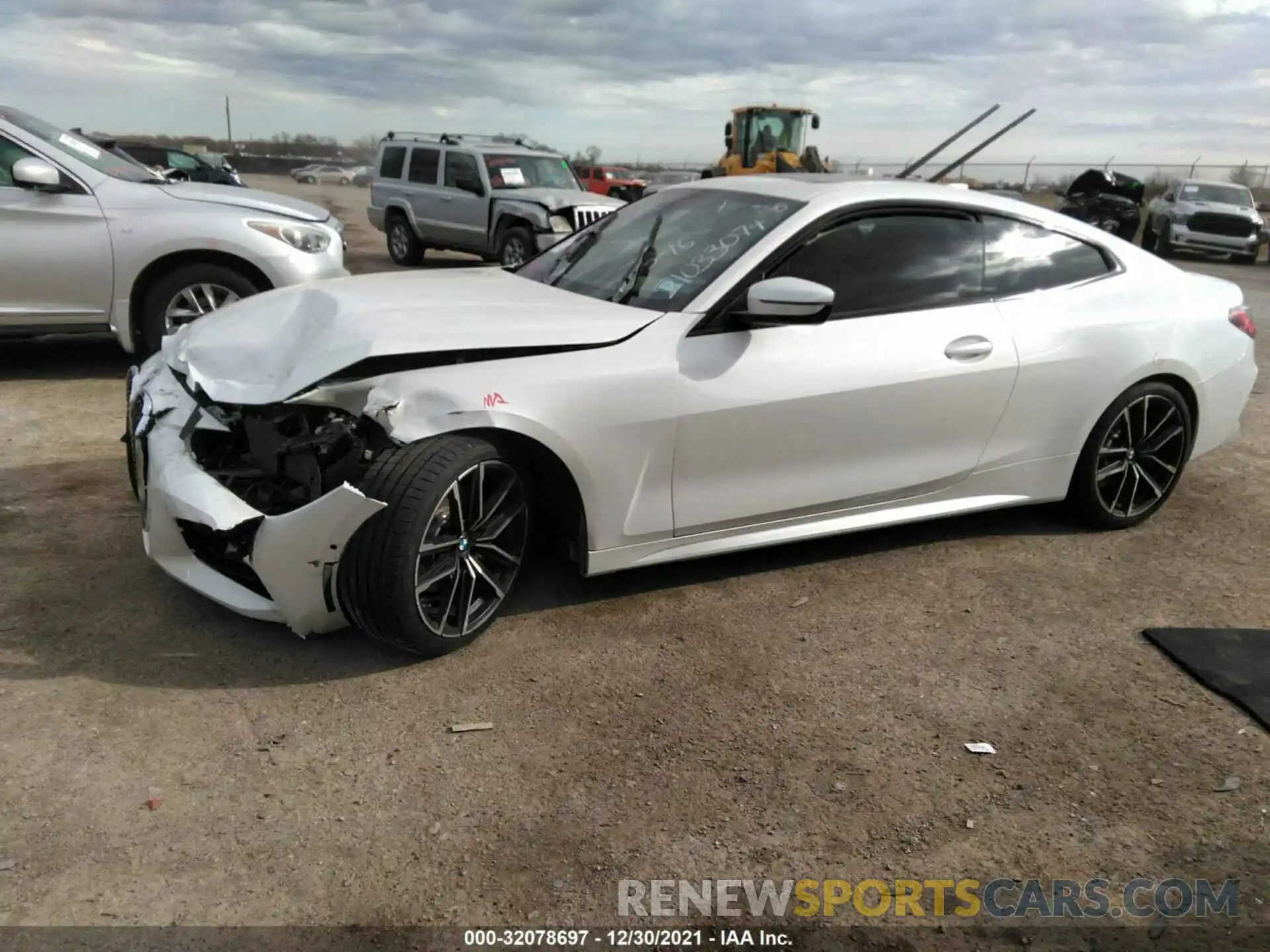 2 Photograph of a damaged car WBA53AP04MCG52200 BMW 4 SERIES 2021