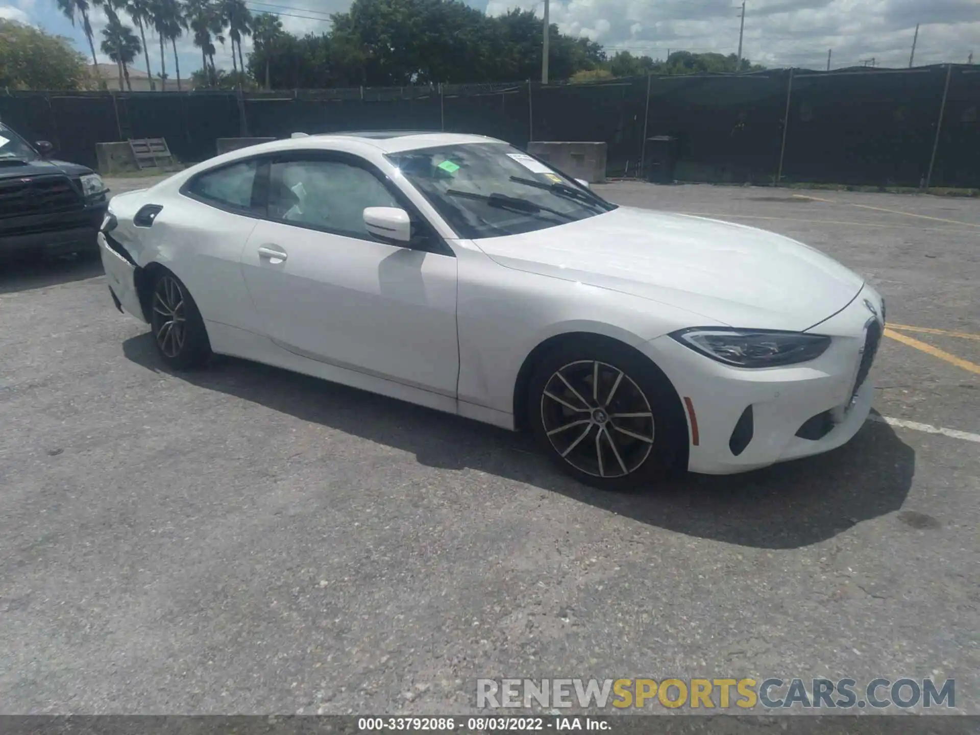 1 Photograph of a damaged car WBA53AP05MCG76781 BMW 4 SERIES 2021