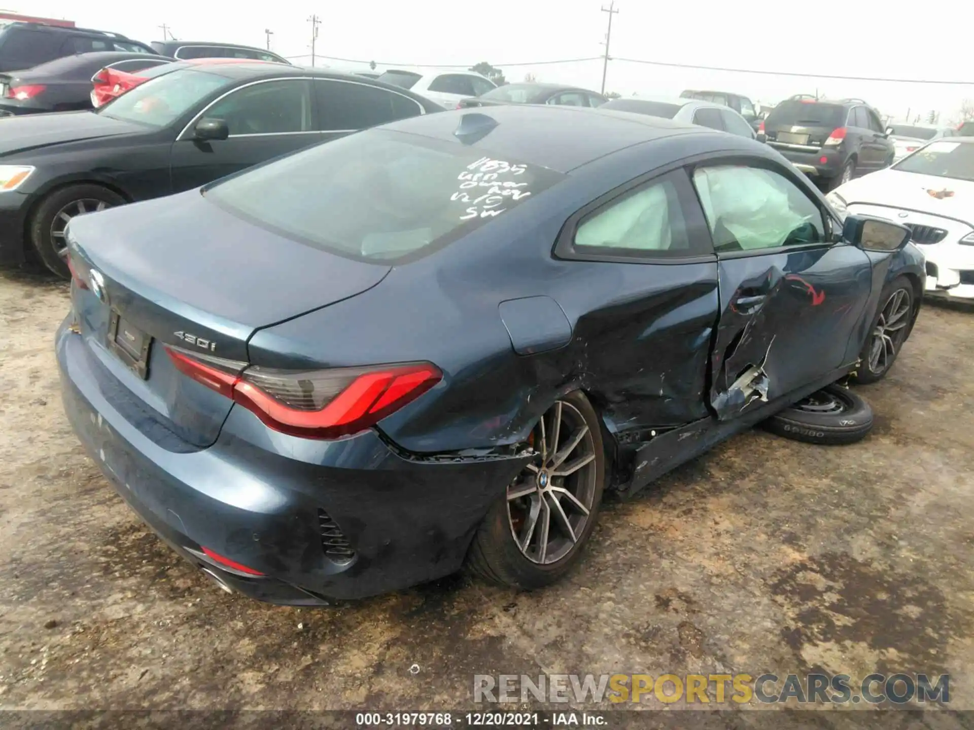 4 Photograph of a damaged car WBA53AP06MCF66788 BMW 4 SERIES 2021