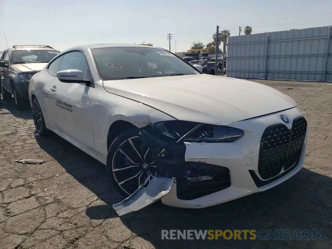 1 Photograph of a damaged car WBA53AP07MCG18039 BMW 4 SERIES 2021