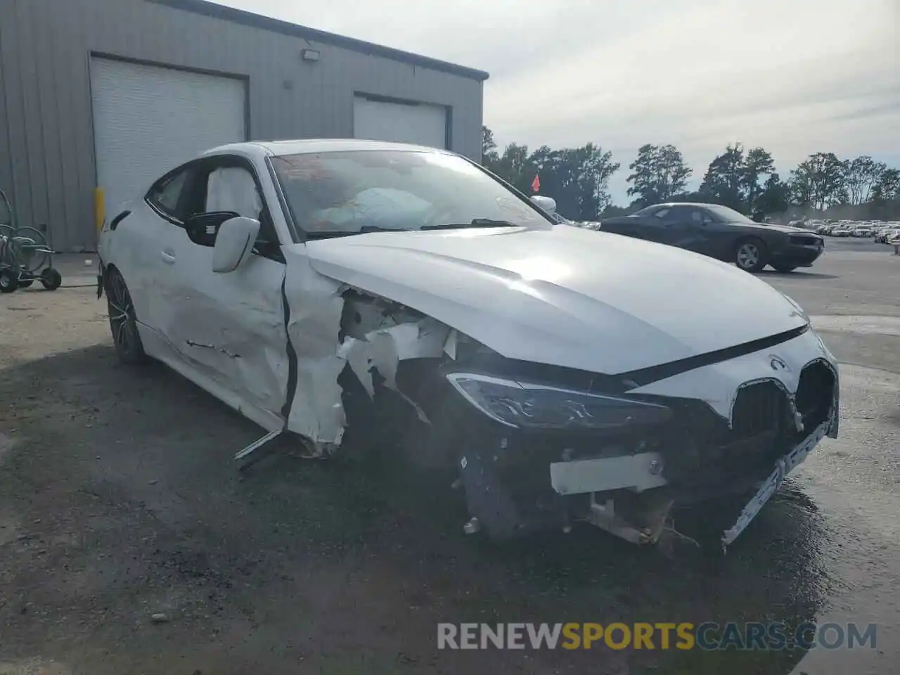 1 Photograph of a damaged car WBA53AP07MCG42857 BMW 4 SERIES 2021