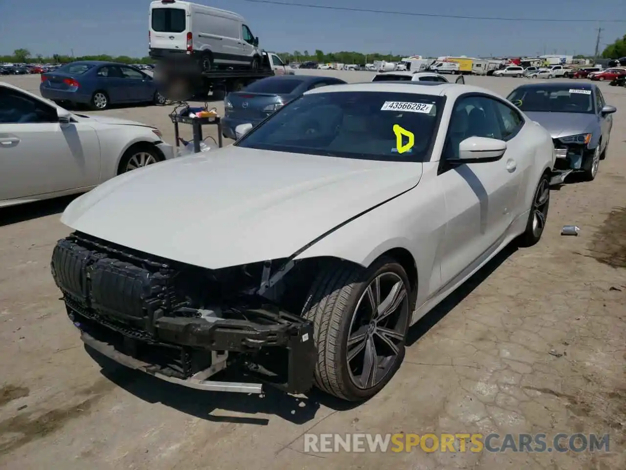 2 Photograph of a damaged car WBA53AP07MCG66012 BMW 4 SERIES 2021