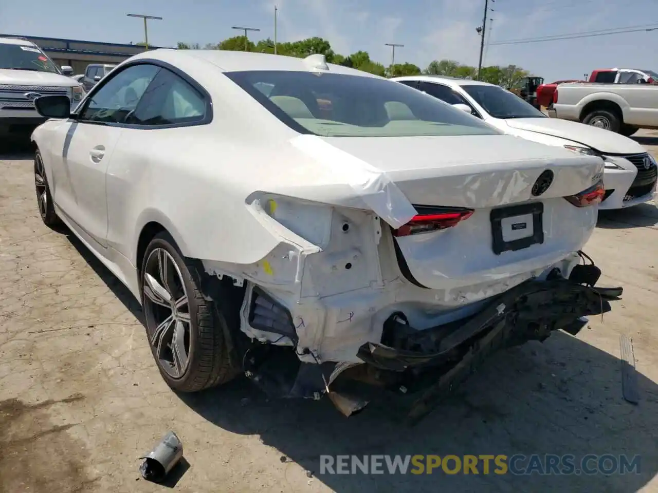 3 Photograph of a damaged car WBA53AP07MCG66012 BMW 4 SERIES 2021