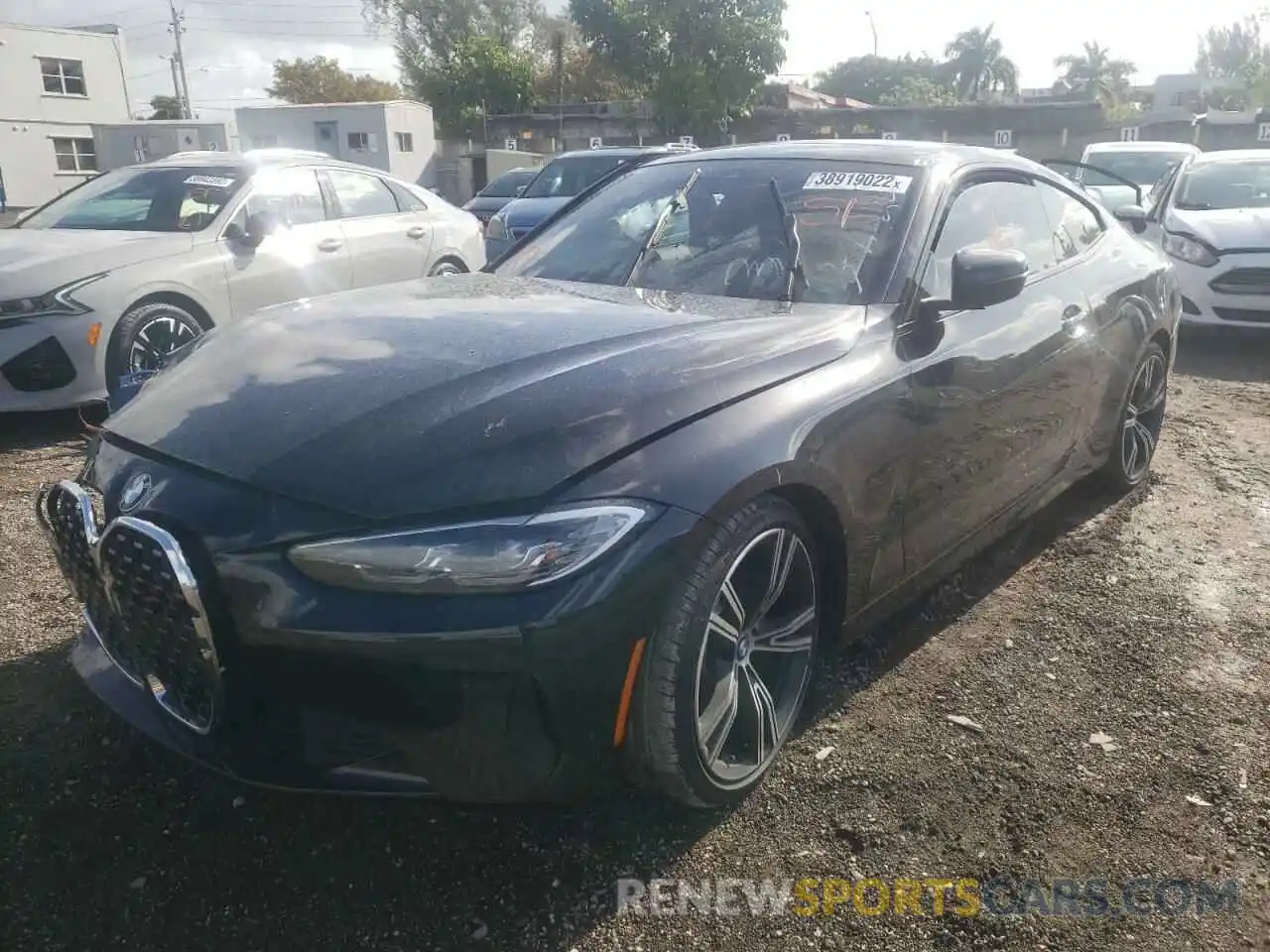 2 Photograph of a damaged car WBA53AP08MCE93214 BMW 4 SERIES 2021