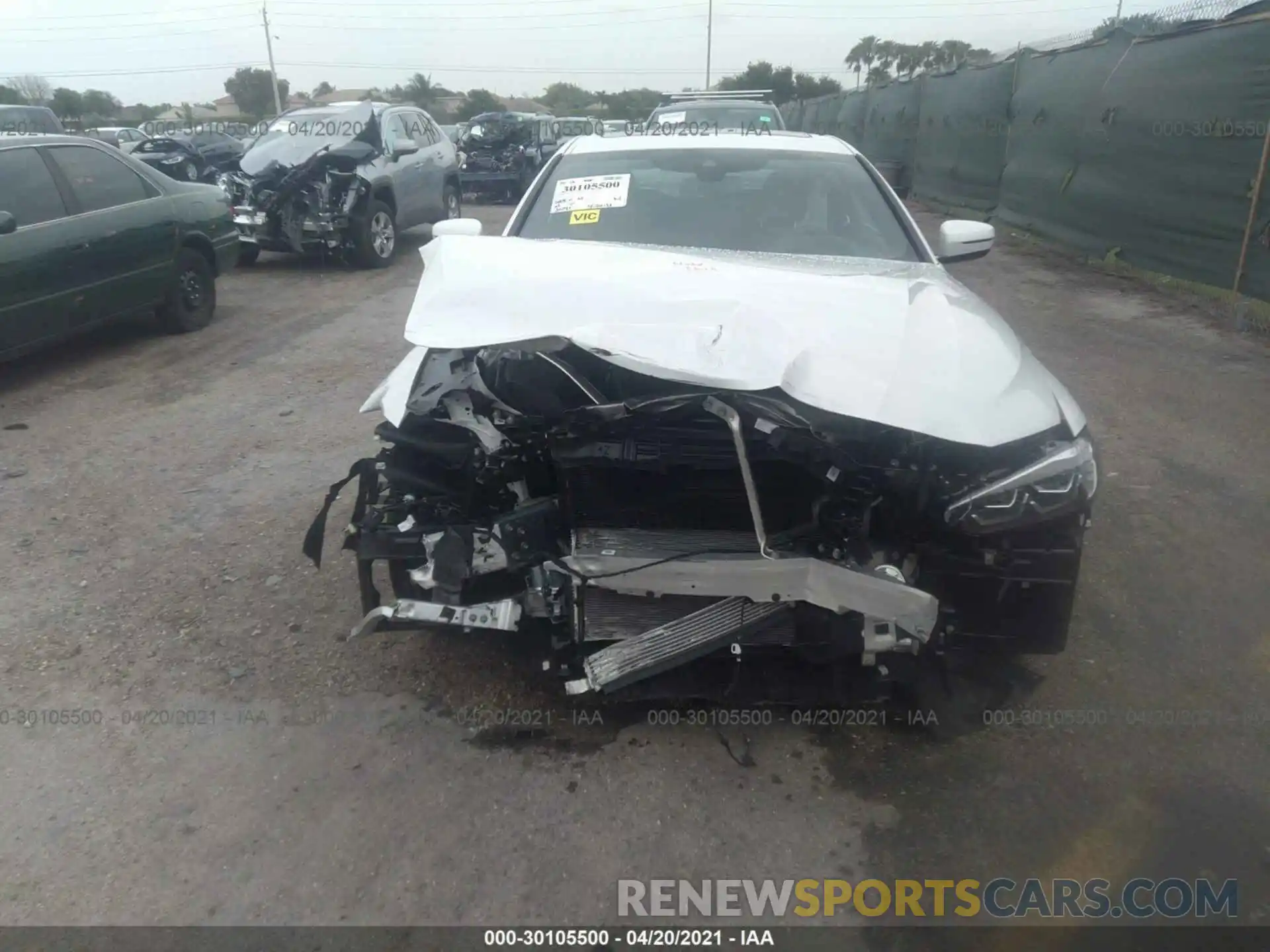 6 Photograph of a damaged car WBA53AP08MCG09480 BMW 4 SERIES 2021