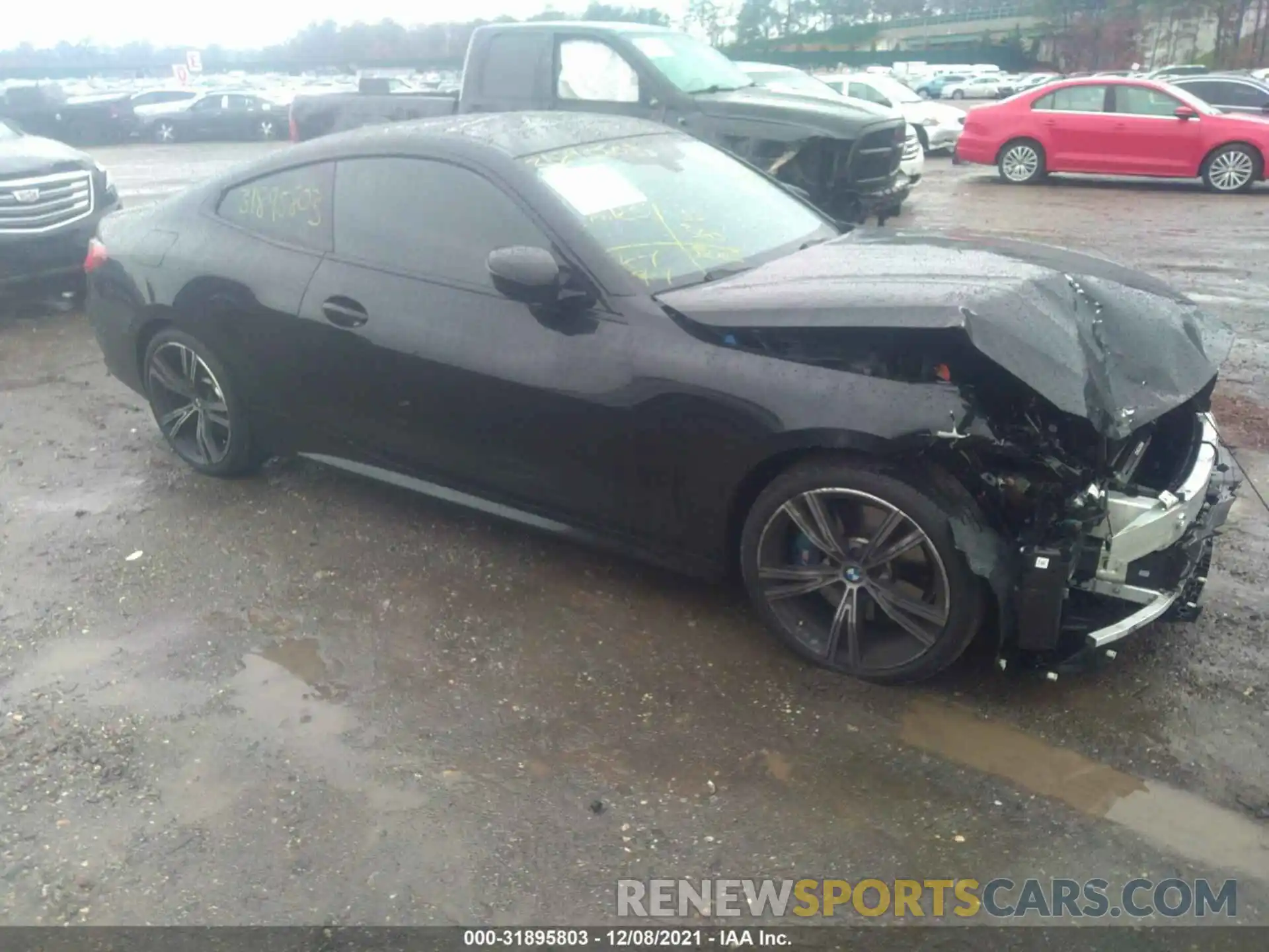 1 Photograph of a damaged car WBA53AP08MCG27493 BMW 4 SERIES 2021