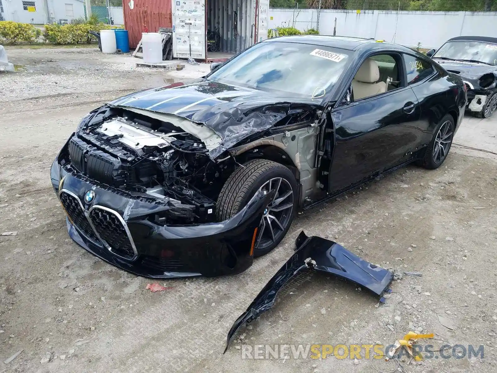 2 Photograph of a damaged car WBA53AP09MCG84382 BMW 4 SERIES 2021