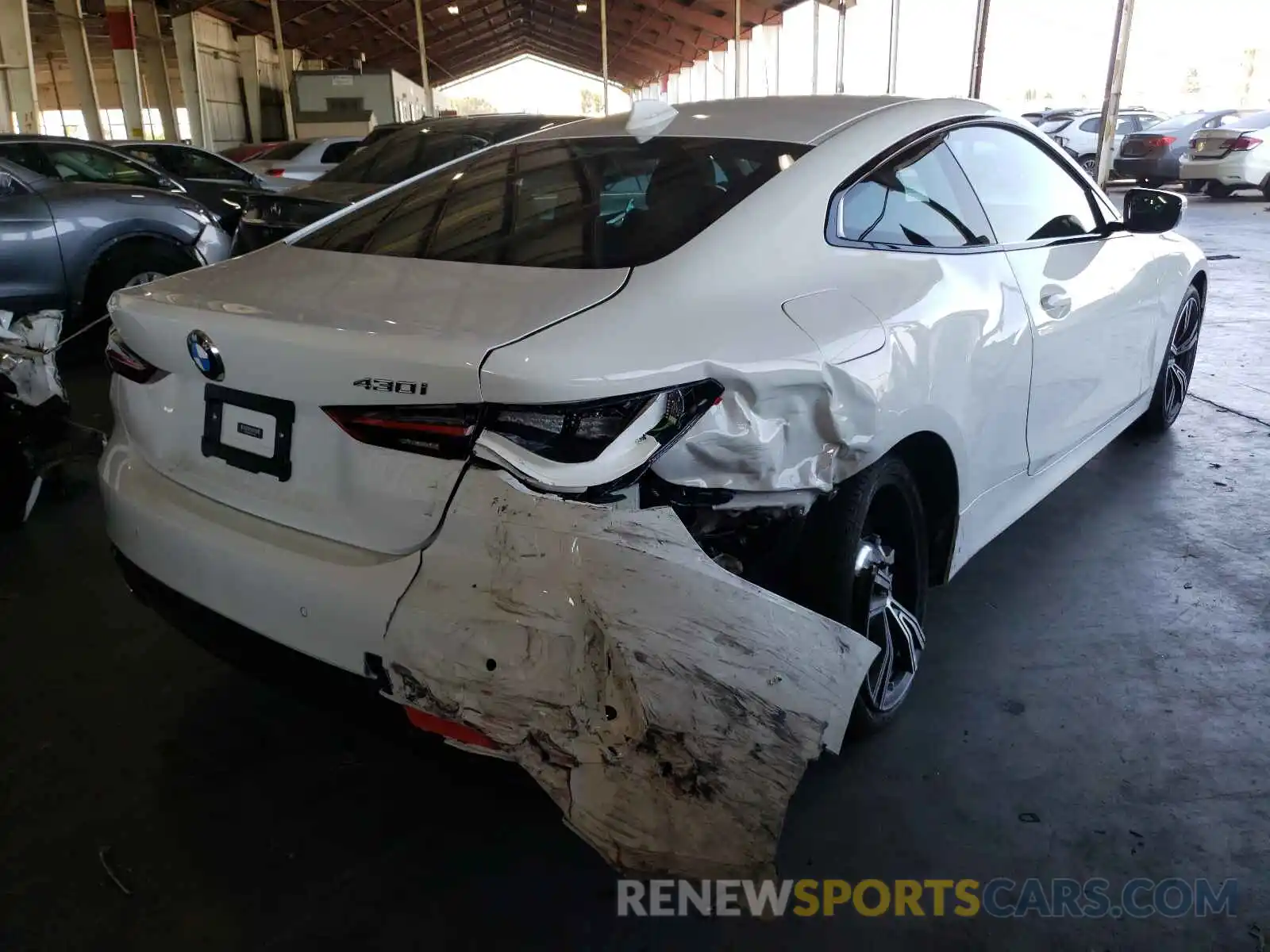 4 Photograph of a damaged car WBA53AP0XMCG81250 BMW 4 SERIES 2021