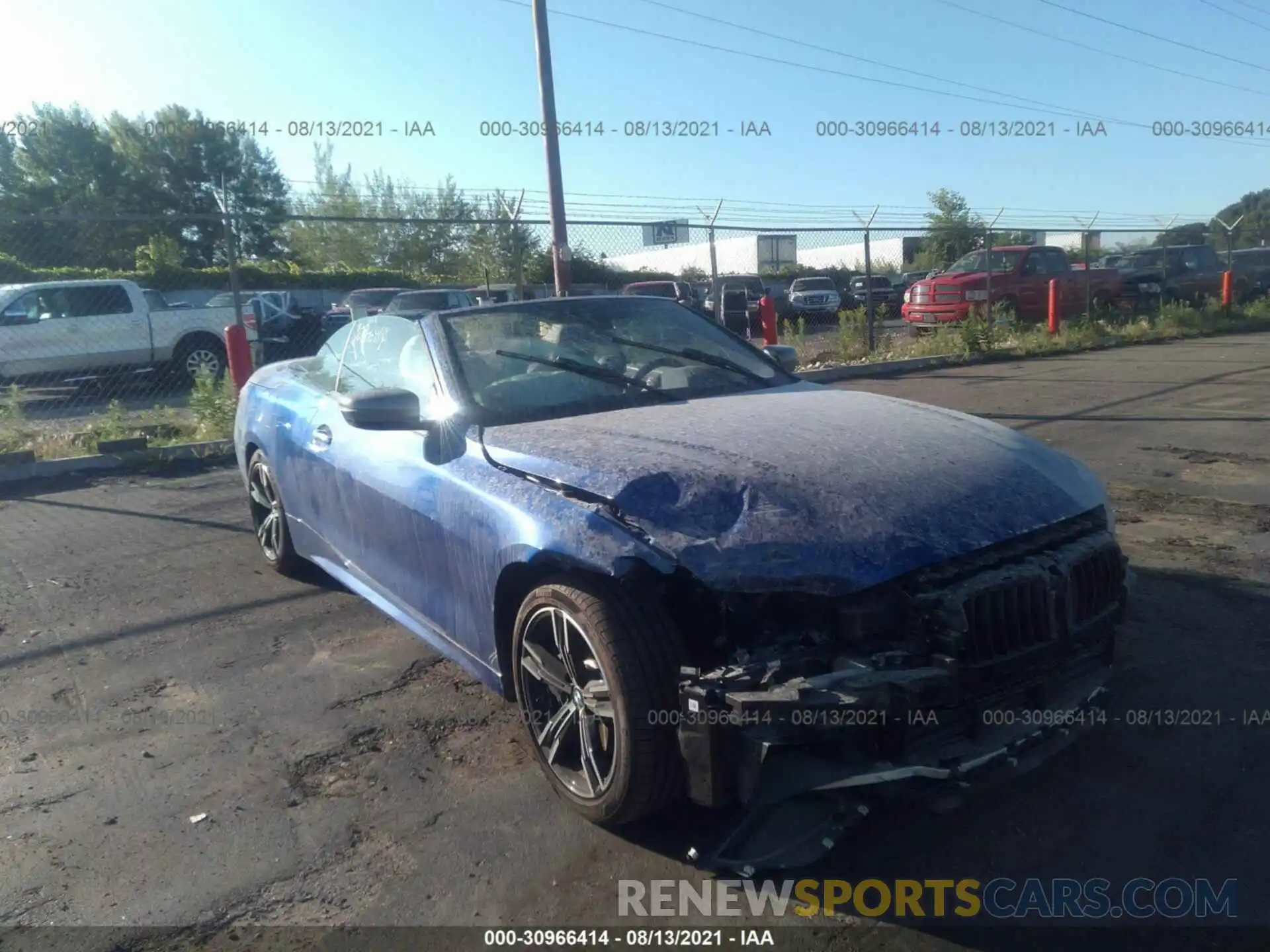 6 Photograph of a damaged car WBA53AT02MCG33537 BMW 4 SERIES 2021