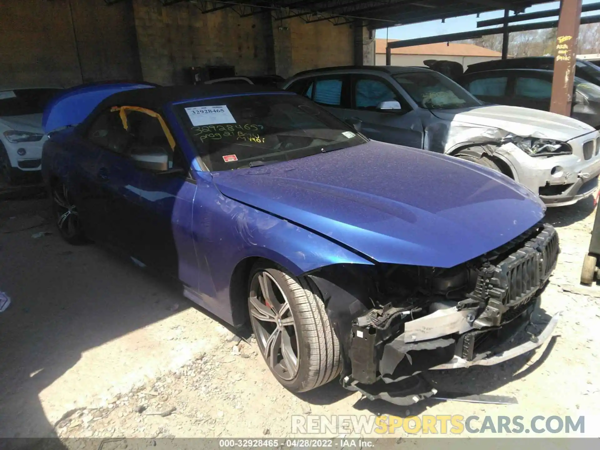 1 Photograph of a damaged car WBA53AT03MCH07077 BMW 4 SERIES 2021