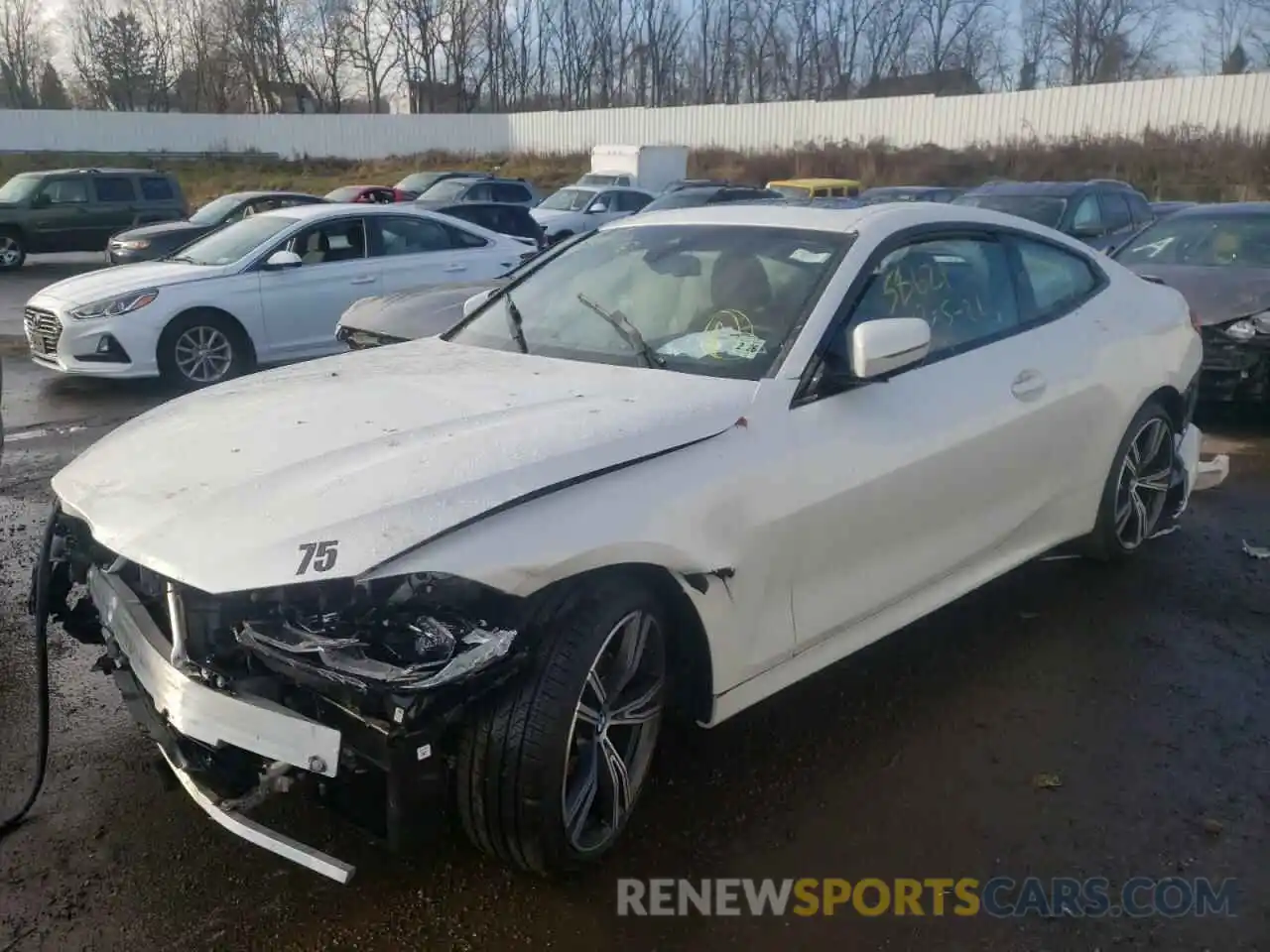 2 Photograph of a damaged car WBA73AP00MCF55262 BMW 4 SERIES 2021