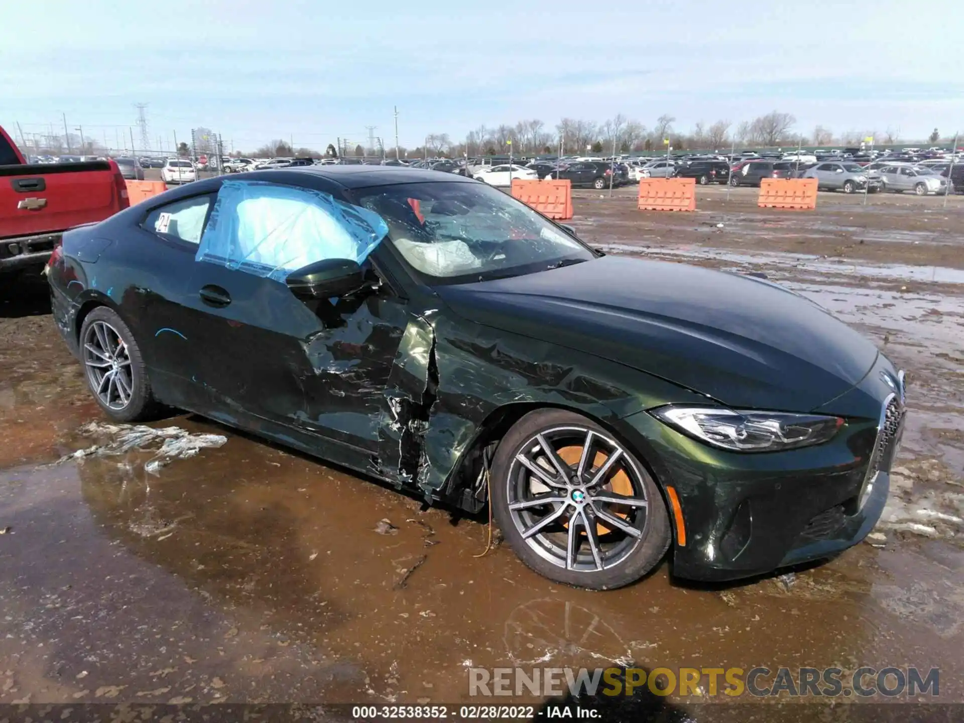 1 Photograph of a damaged car WBA73AP00MCG05481 BMW 4 SERIES 2021