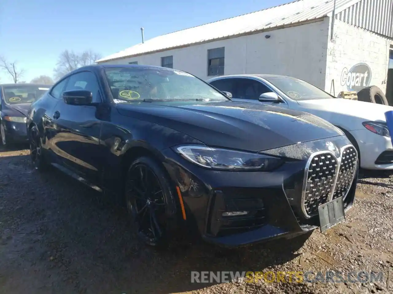 1 Photograph of a damaged car WBA73AP00MCH00672 BMW 4 SERIES 2021