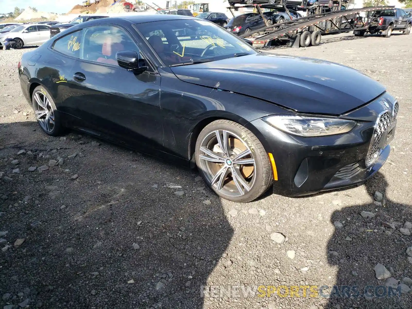 1 Photograph of a damaged car WBA73AP01MCF41404 BMW 4 SERIES 2021