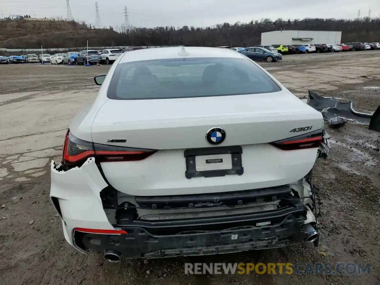 6 Photograph of a damaged car WBA73AP01MCF85502 BMW 4 SERIES 2021