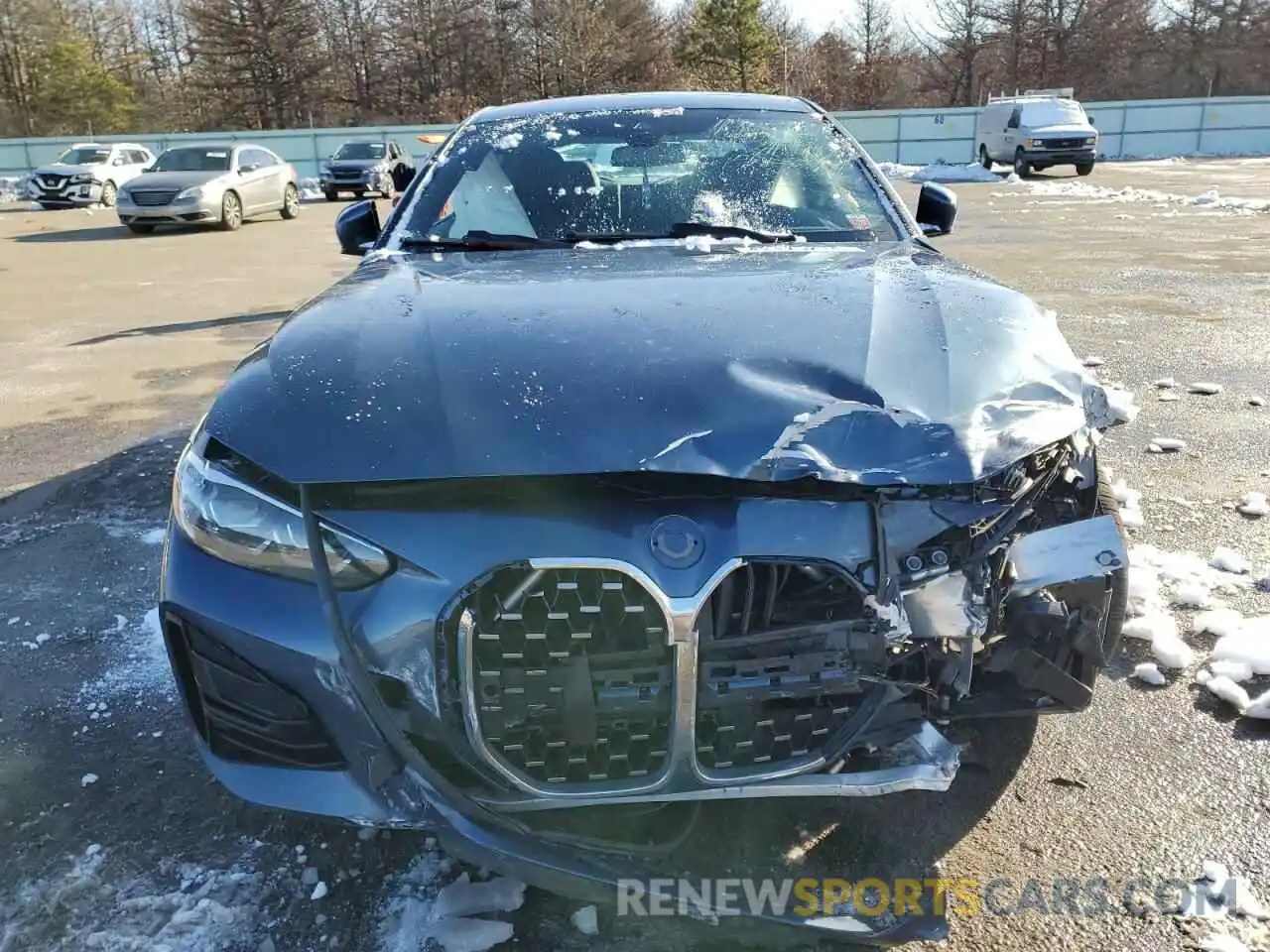 5 Фотография поврежденного автомобиля WBA73AP01MCG90735 BMW 4 SERIES 2021
