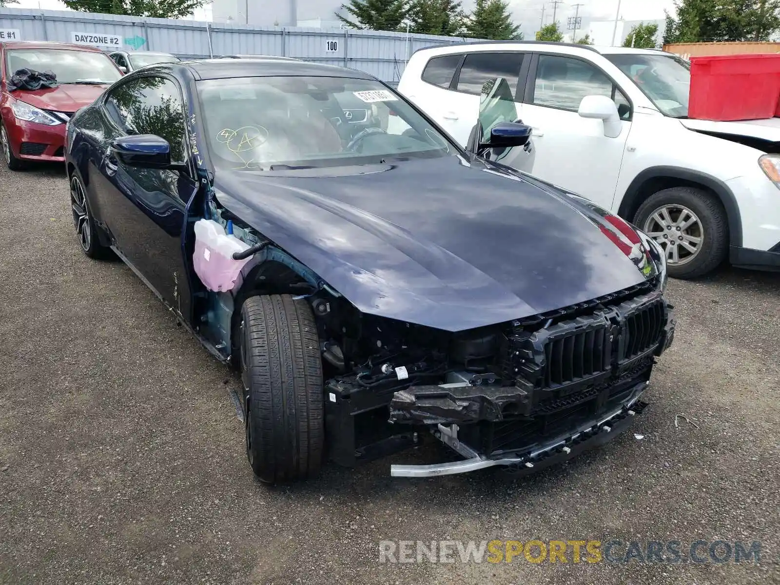 1 Photograph of a damaged car WBA73AP02MCF57773 BMW 4 SERIES 2021