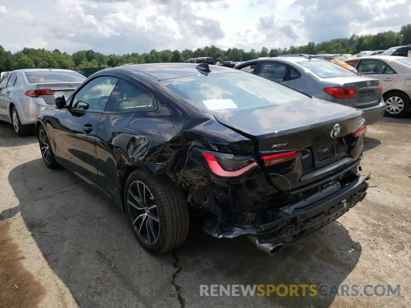 3 Photograph of a damaged car WBA73AP02MCG01707 BMW 4 SERIES 2021