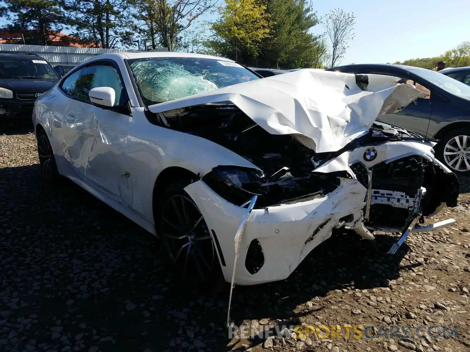 1 Photograph of a damaged car WBA73AP04MCF80763 BMW 4 SERIES 2021