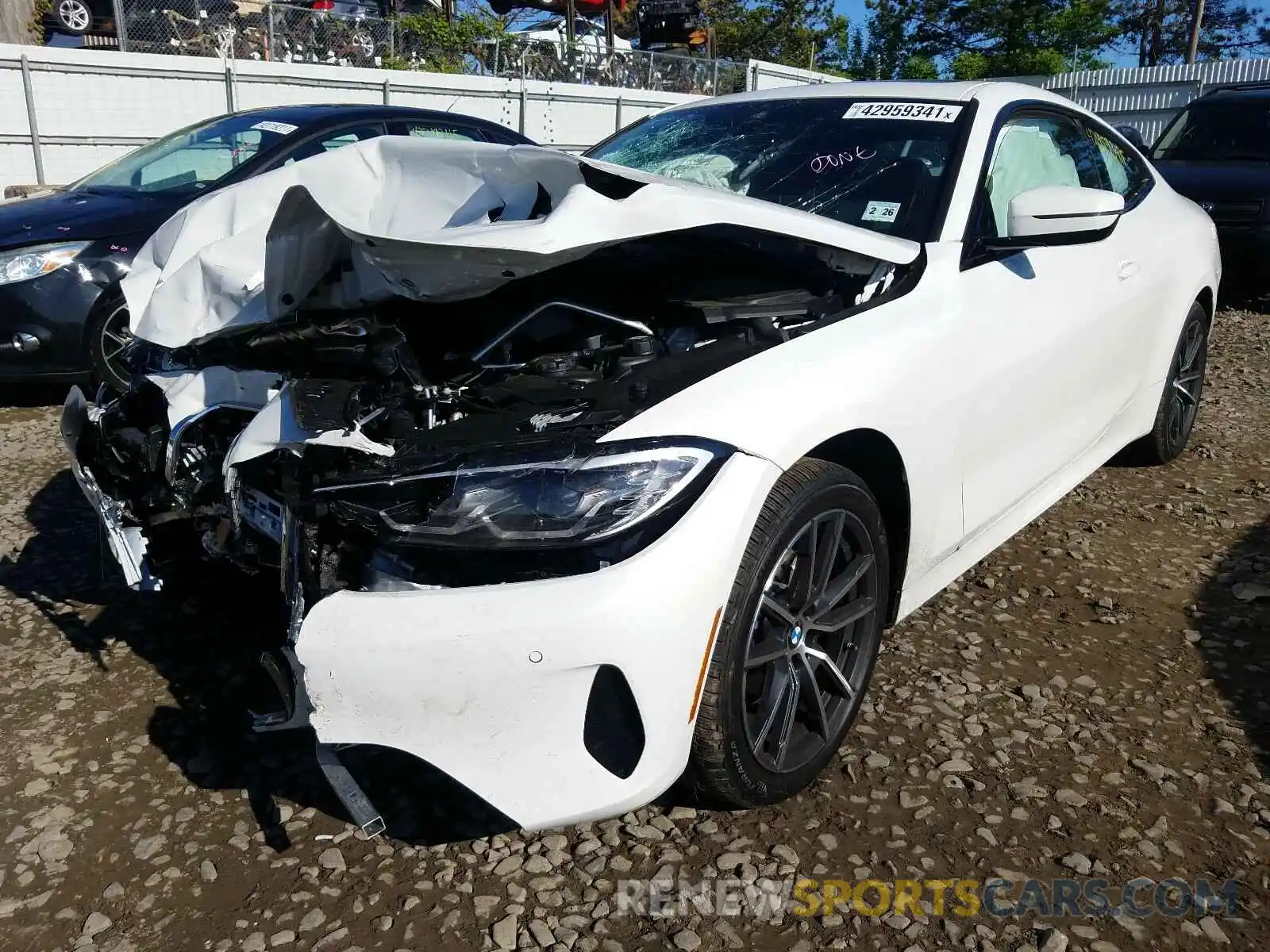 2 Photograph of a damaged car WBA73AP04MCF80763 BMW 4 SERIES 2021