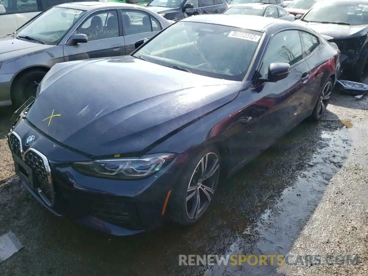 2 Photograph of a damaged car WBA73AP05MCF57573 BMW 4 SERIES 2021