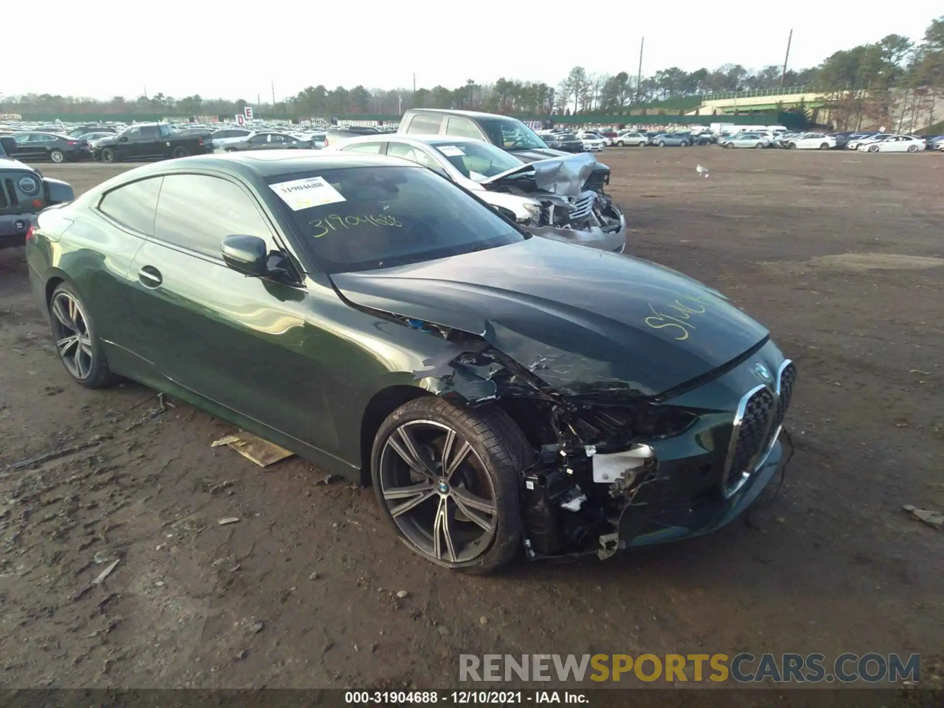 1 Photograph of a damaged car WBA73AP05MCG22728 BMW 4 SERIES 2021