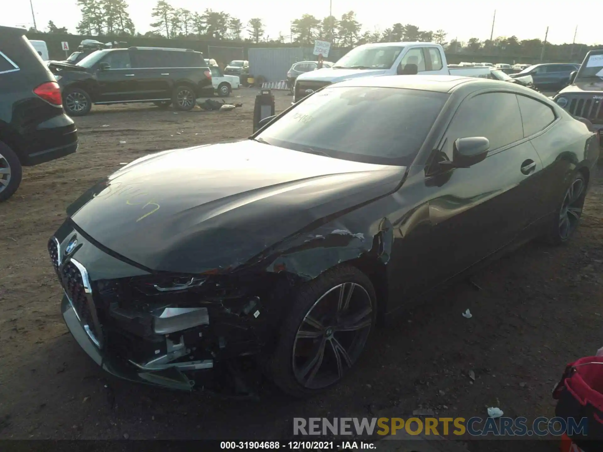 2 Photograph of a damaged car WBA73AP05MCG22728 BMW 4 SERIES 2021