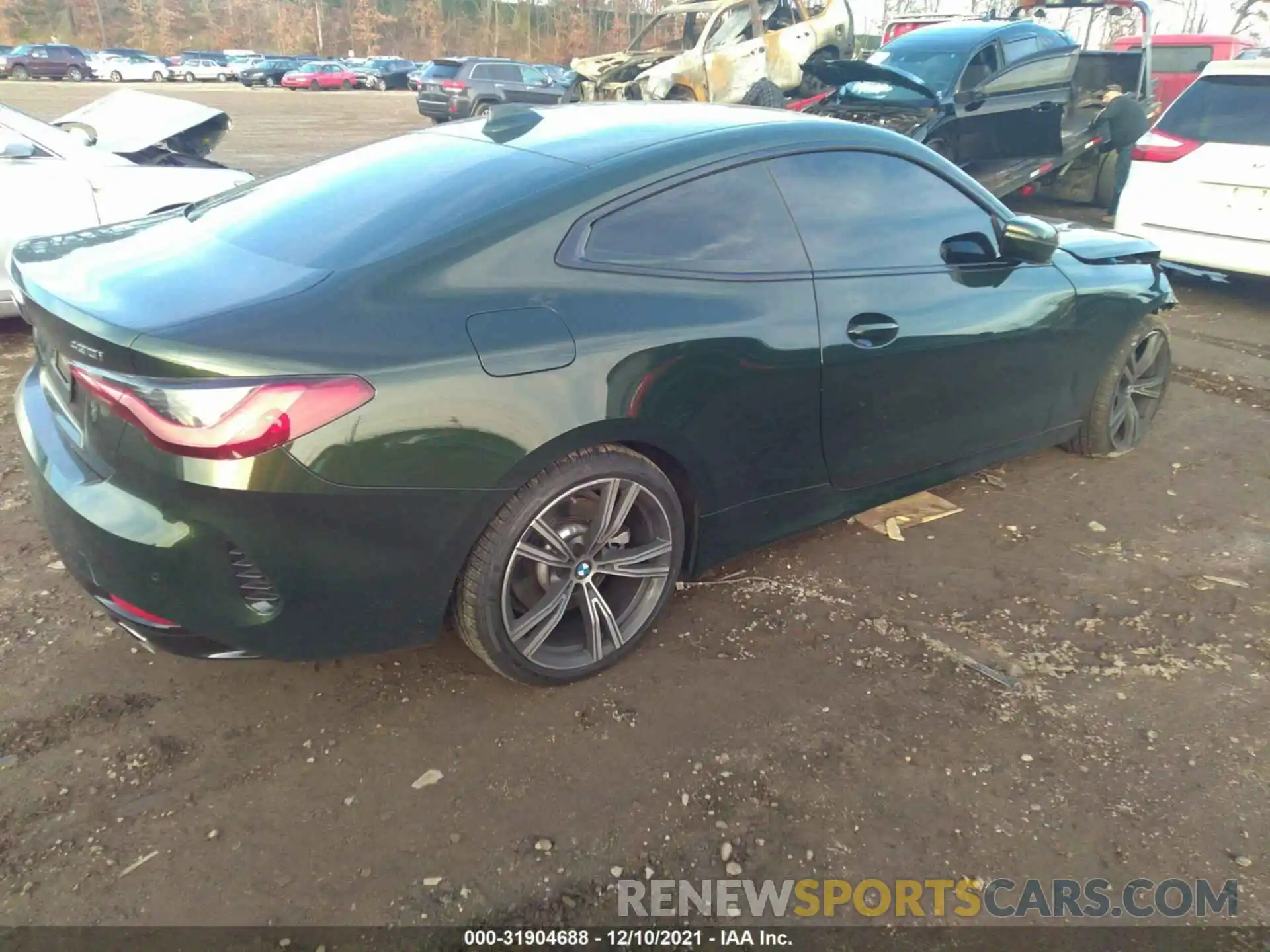 4 Фотография поврежденного автомобиля WBA73AP05MCG22728 BMW 4 SERIES 2021