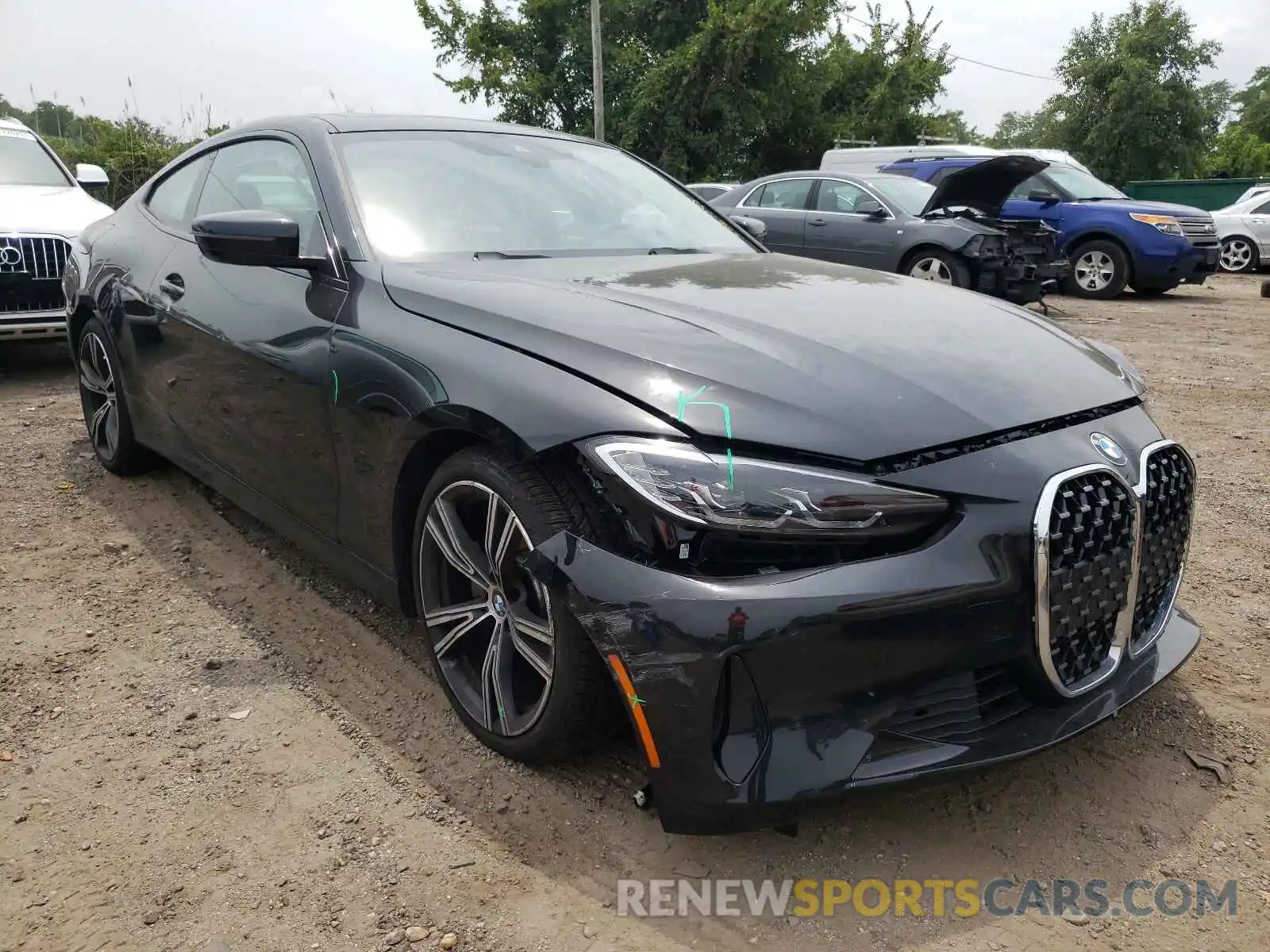 1 Photograph of a damaged car WBA73AP06MCF35243 BMW 4 SERIES 2021