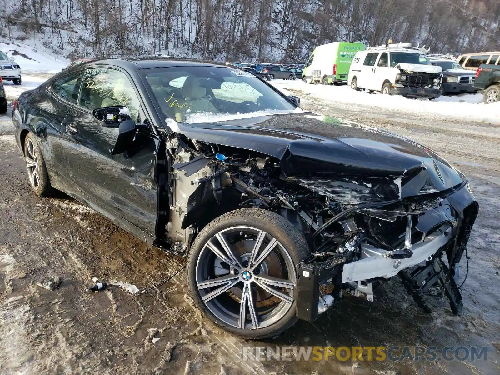 1 Photograph of a damaged car WBA73AP06MCF70946 BMW 4 SERIES 2021