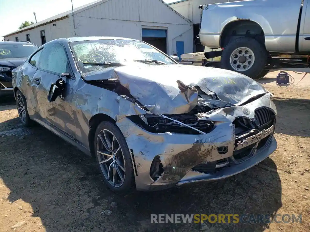 1 Photograph of a damaged car WBA73AP06MCF81915 BMW 4 SERIES 2021